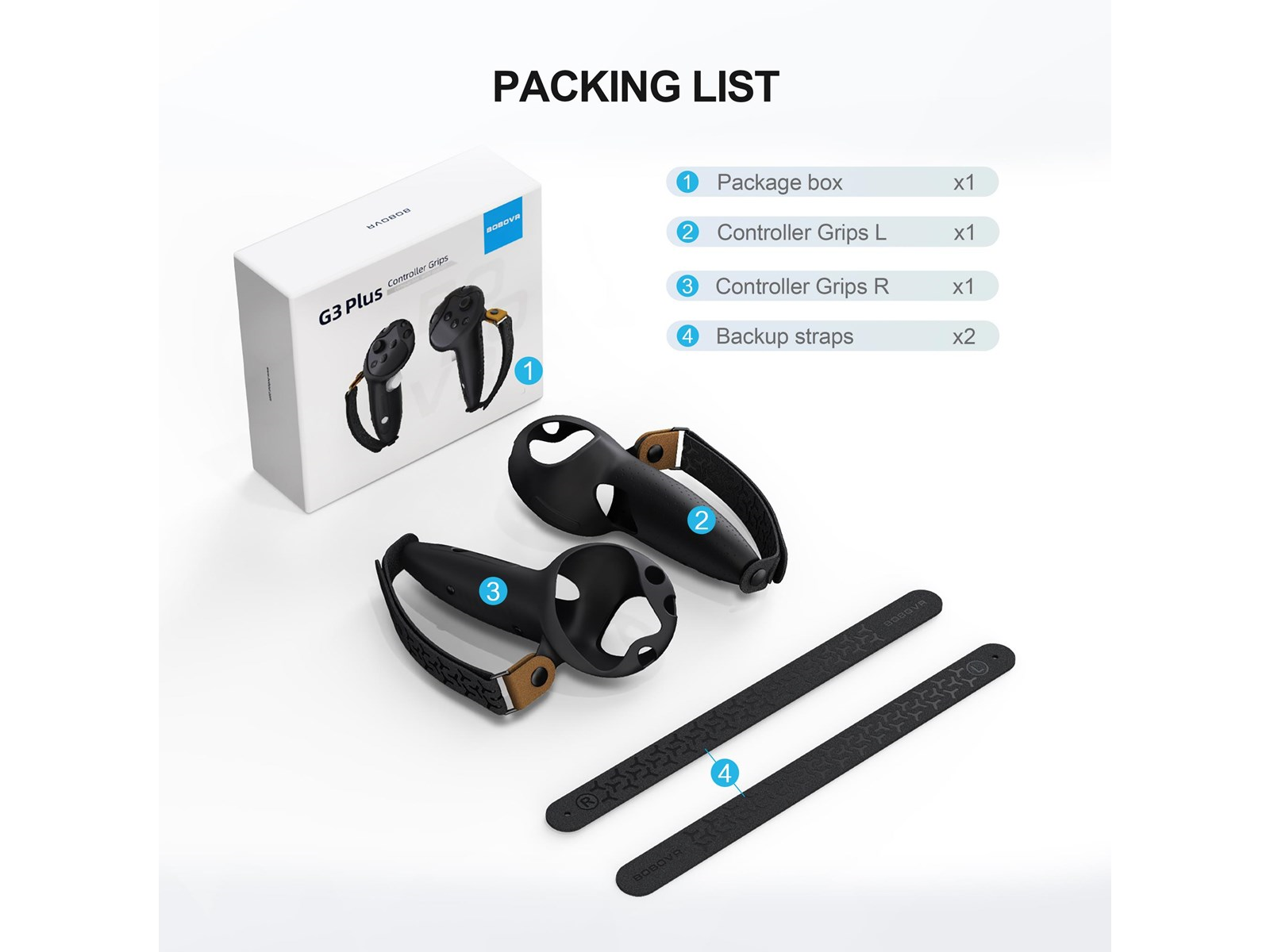 BoboVR G3 Plus Controller Grips Cover - For Quest 3 & 3S