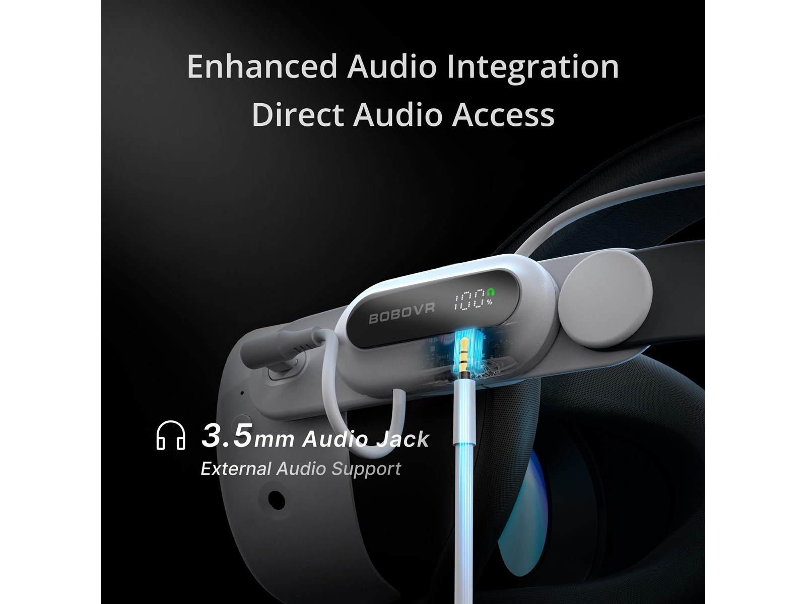 BoboVR E3 Pro Battery Strap (battery included)  - For Quest 3 & 3S