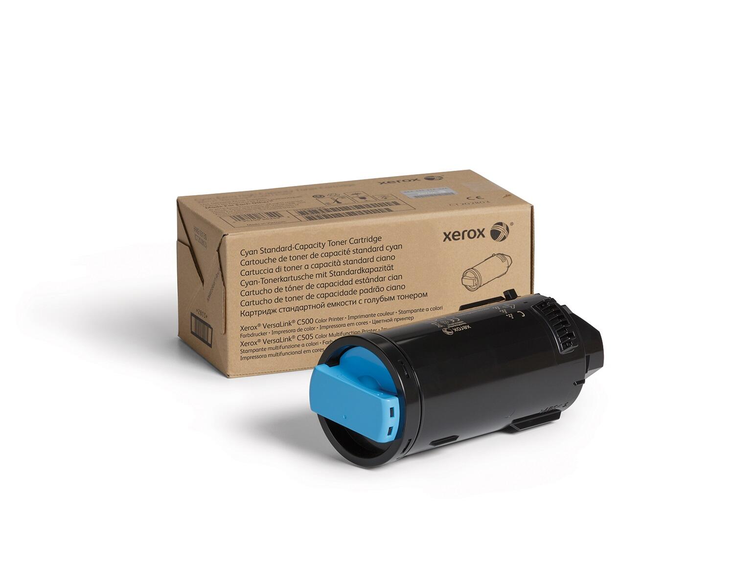 Xerox Original Toner cyan bis zu 2.400 Seiten für VersaLink C500 und C505 (106R03859)