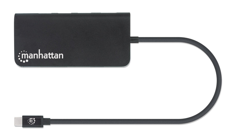 MANHATTAN USB -C 3.2 Gen 1-Adapter,HDMI,USB,USB-C-PD,RJ45,SD