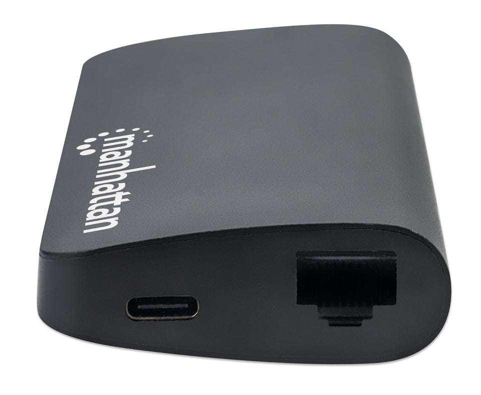 MANHATTAN USB -C 3.2 Gen 1-Adapter,HDMI,USB,USB-C-PD,RJ45,SD