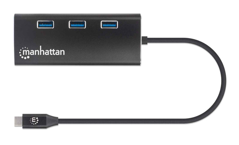 MANHATTAN USB -C 3.2 Gen 1-Adapter,HDMI,USB,USB-C-PD,RJ45,SD