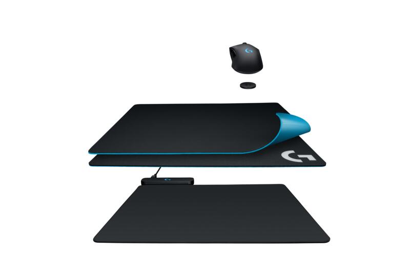 Logitech G Powerplay kabelloses Gaming Mauspad mit Ladefunktion