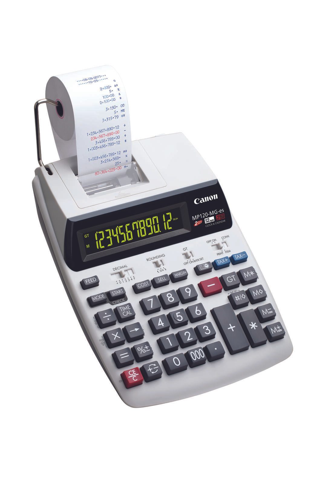 Canon MP120-MG-es II druckender Rechner 12 Stellen zweifarbiges Display