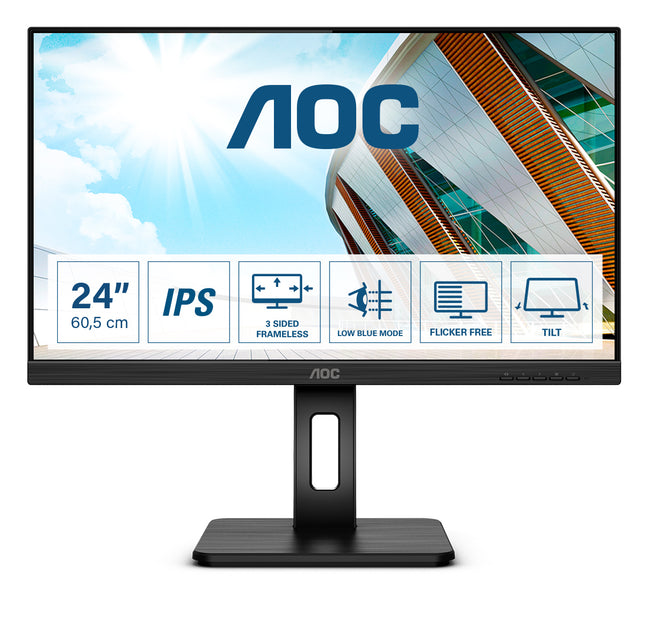 AOC 60,5cm (23,8") 24P2Q     16:09 DVI+HDMI+DP+USB IPS black