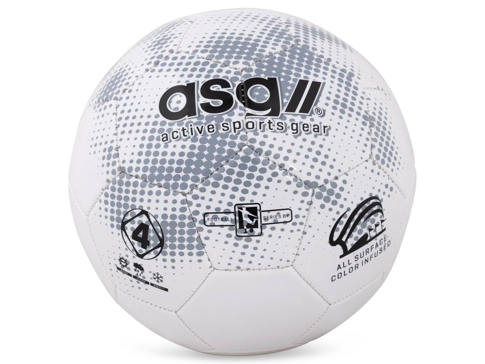 ASG Football White/Grey size 5