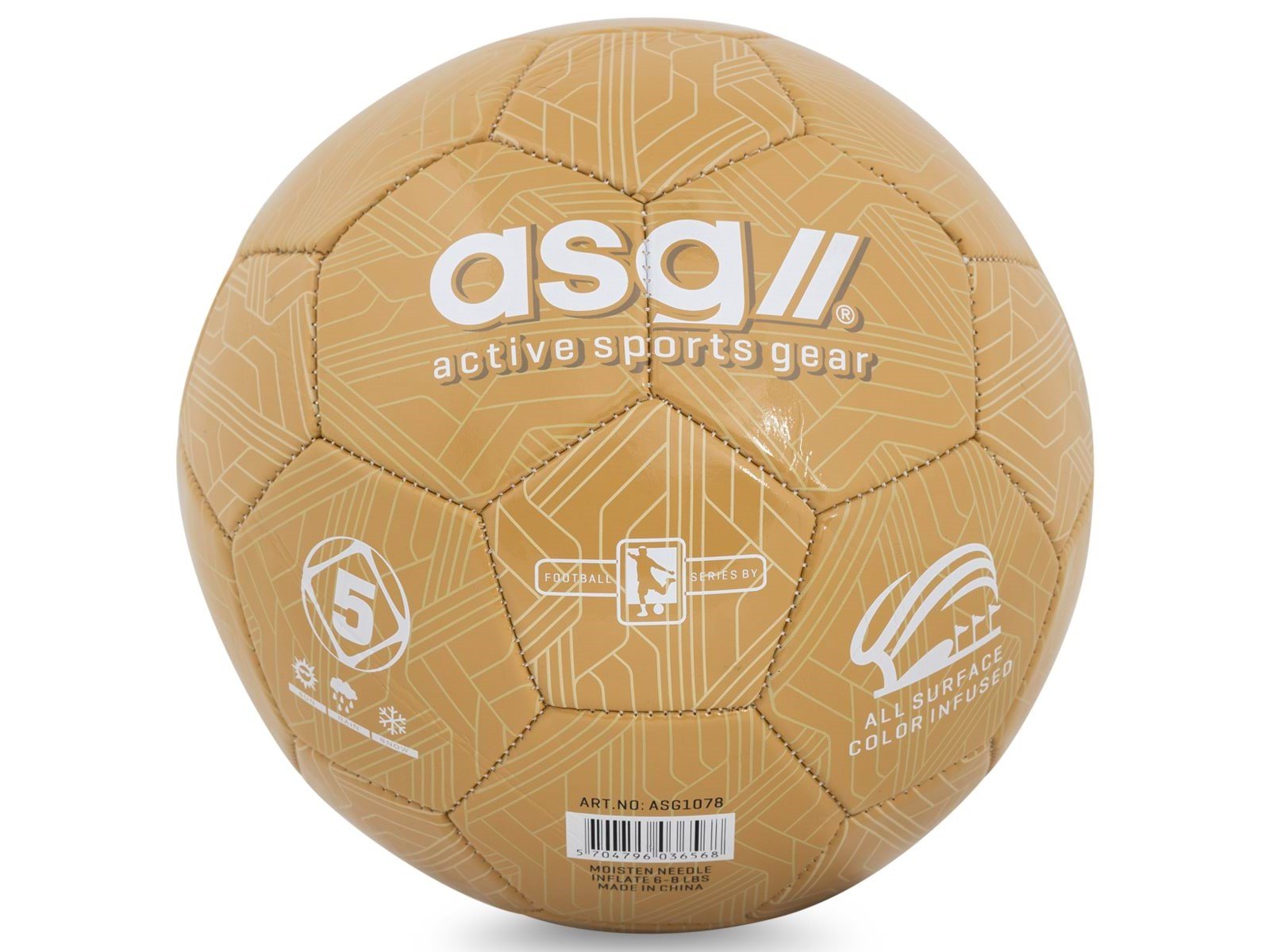 ASG Football Gold size 5