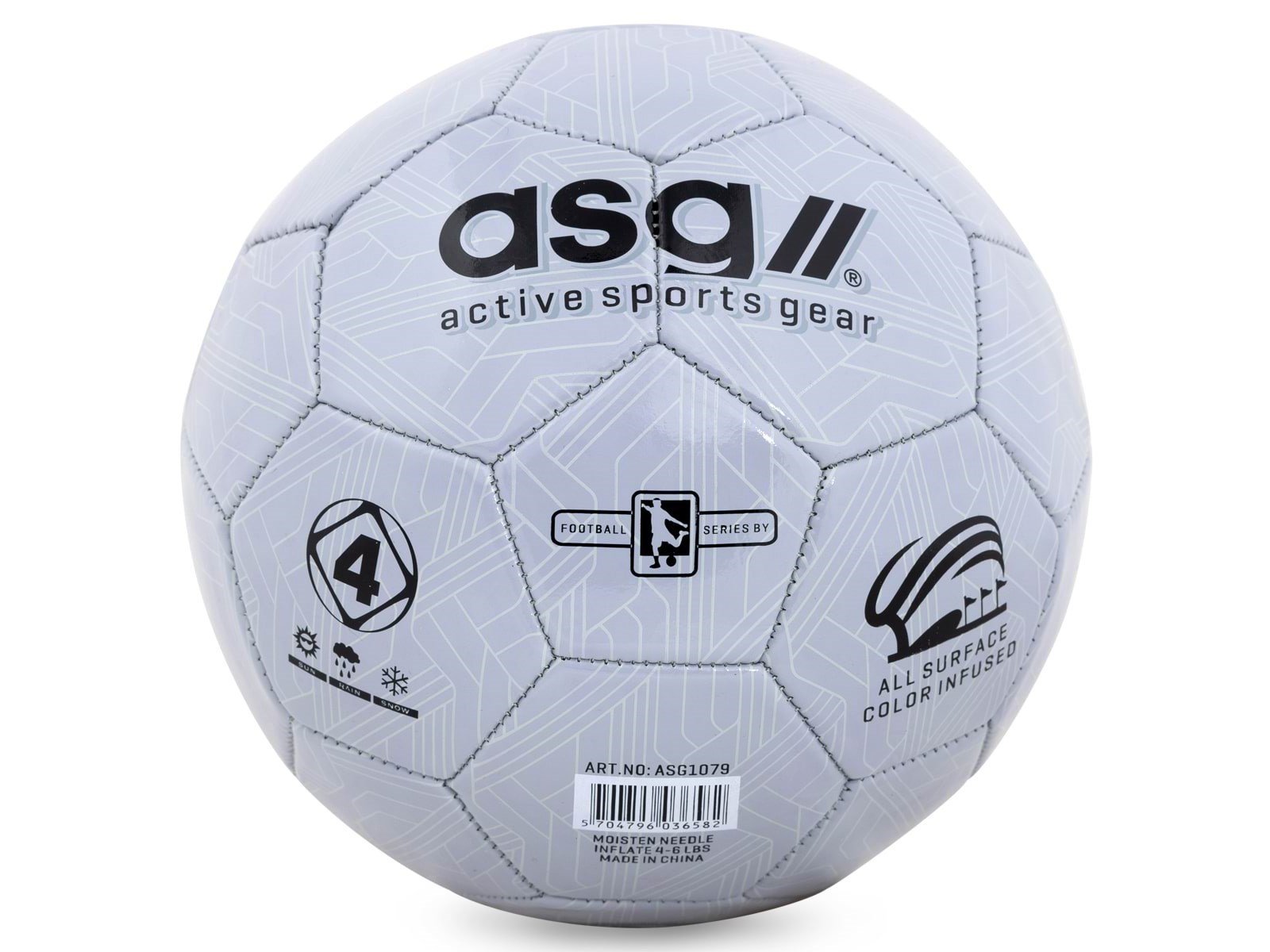 ASG Football Silver size 4