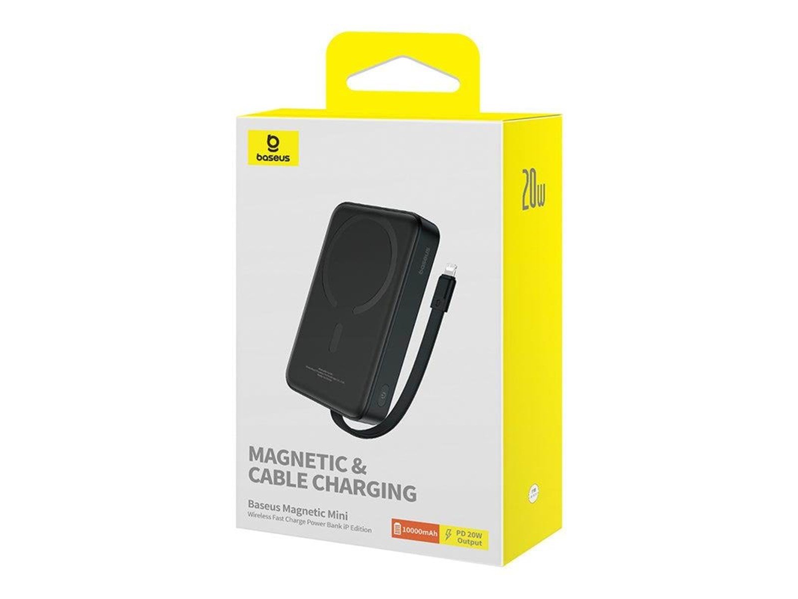 Baseus Powerbank Magnetic Mini 10000mAh Lightning Powerbank (Akku) - schwarz - 10000 mAh