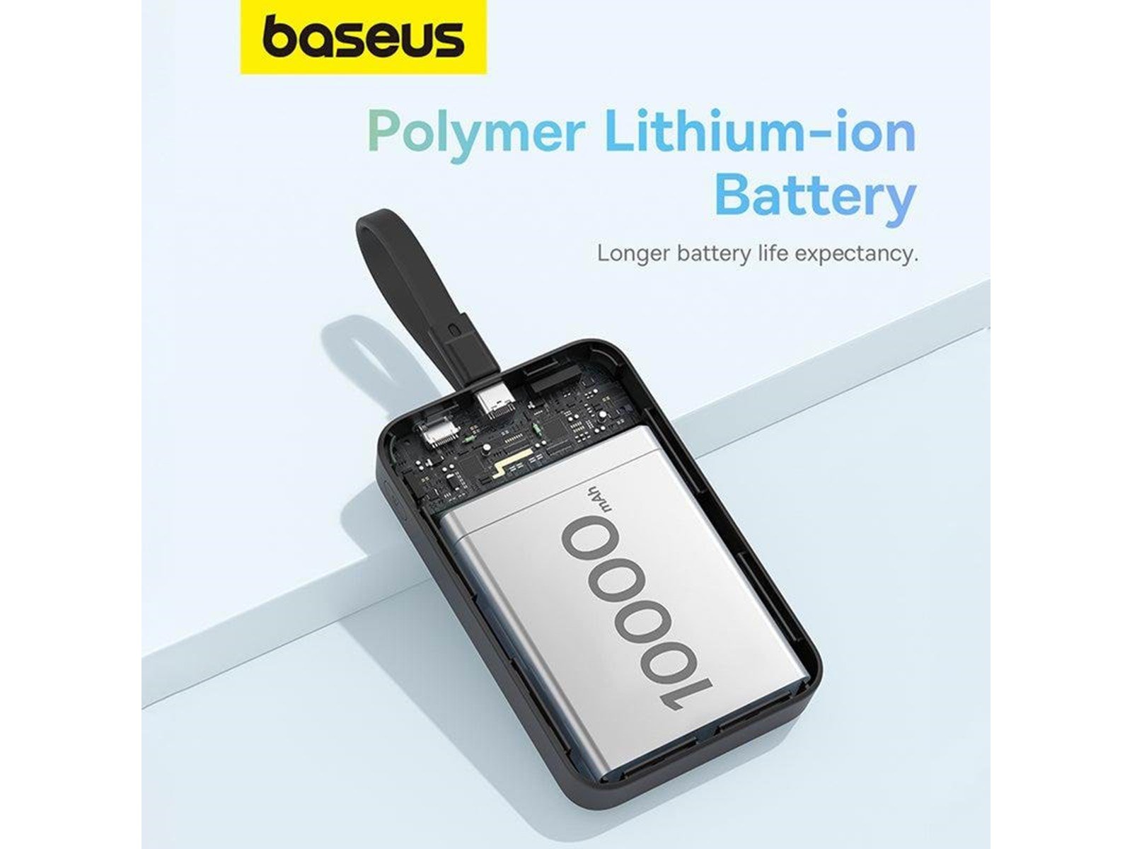 Baseus Powerbank Magnetic Mini 10000mAh Lightning Powerbank (Akku) - schwarz - 10000 mAh