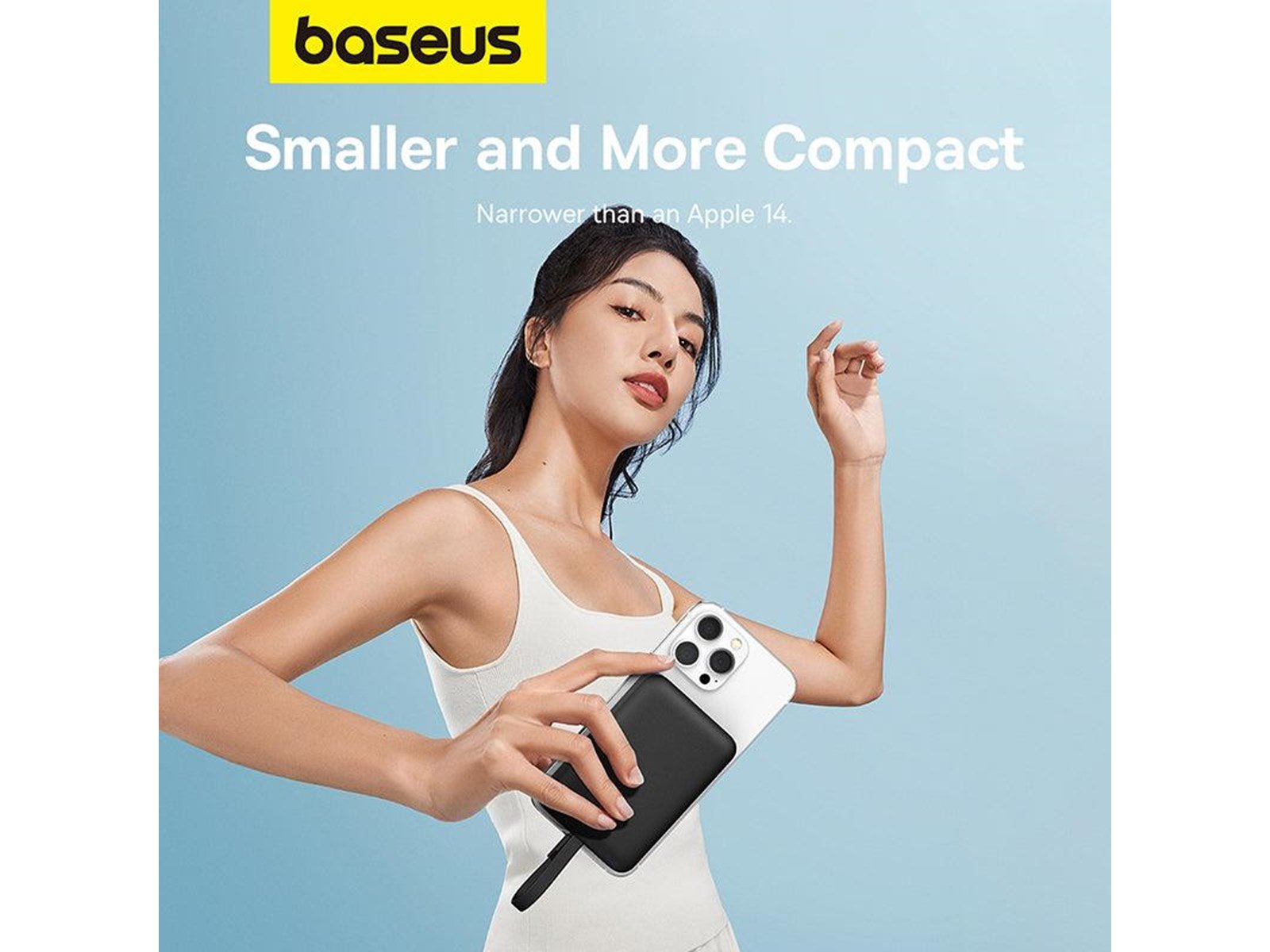 Baseus Powerbank Magnetic Mini 10000mAh Lightning Powerbank (Akku) - schwarz - 10000 mAh