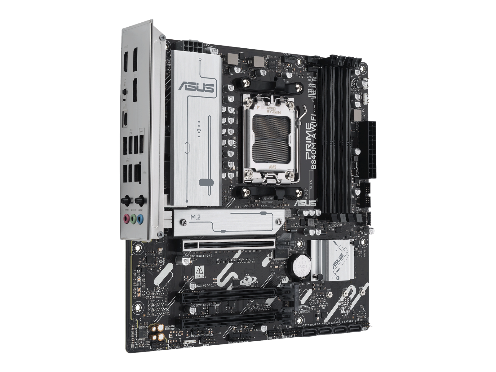 ASUS PRIME B840M-A WIFI Mainboard - AMD B840 - AMD AM5 socket - DDR5 RAM - Micro-ATX