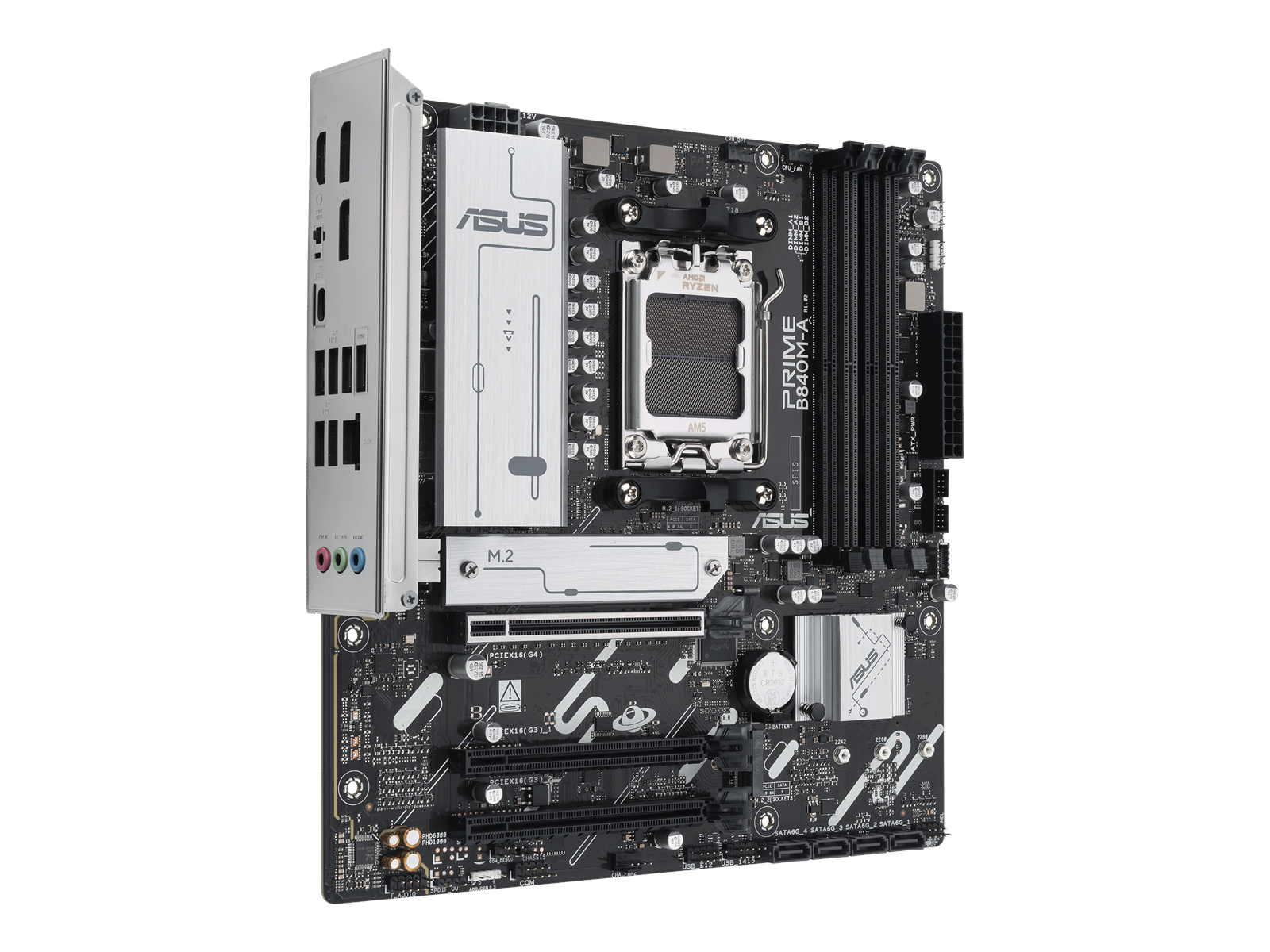 ASUS PRIME B840M-A-CSM Mainboard - AMD B840 - AMD AM5 socket - DDR5 RAM - Micro-ATX