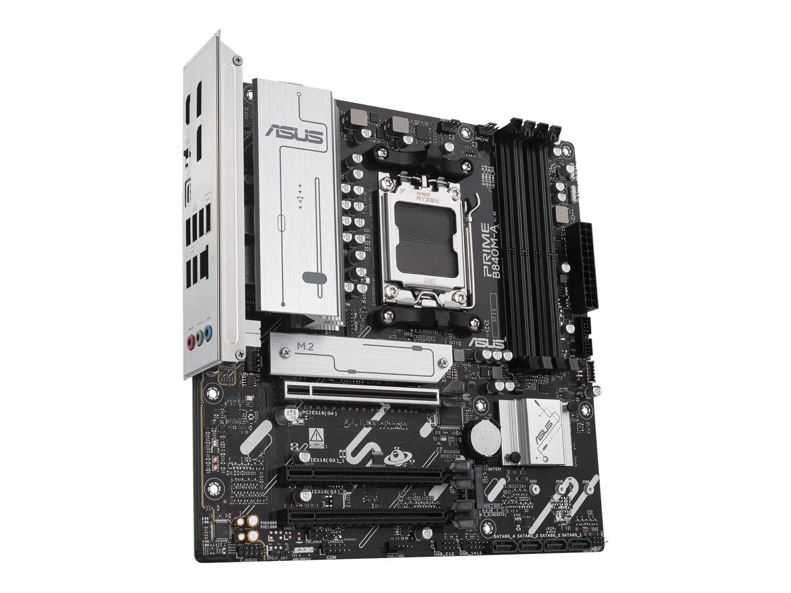 ASUS PRIME B840M-A-CSM Mainboard - AMD B840 - AMD AM5 socket - DDR5 RAM - Micro-ATX
