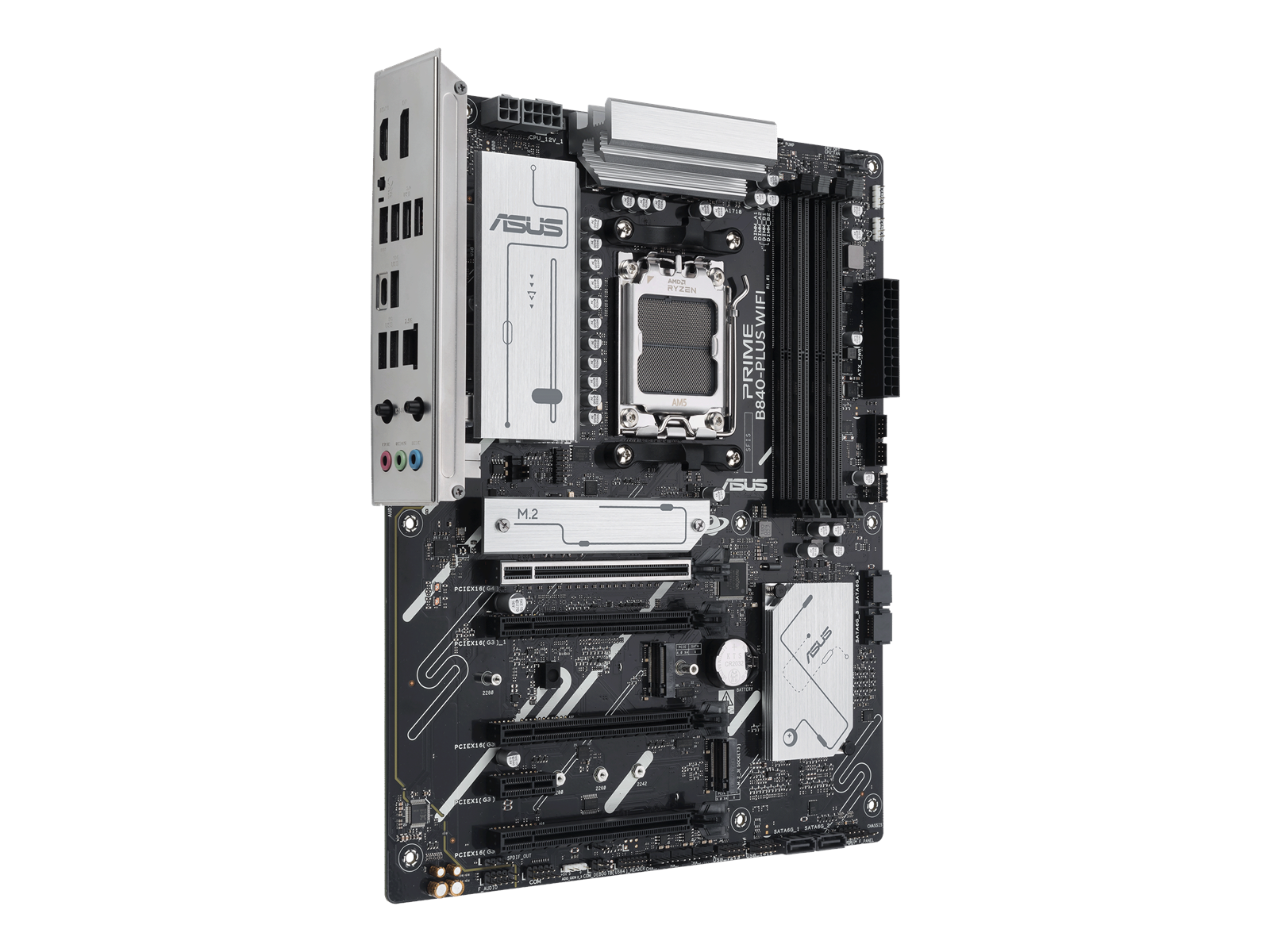 ASUS PRIME B840-PLUS WIFI Mainboard - AMD B840 - AMD AM5 socket - DDR5 RAM - ATX