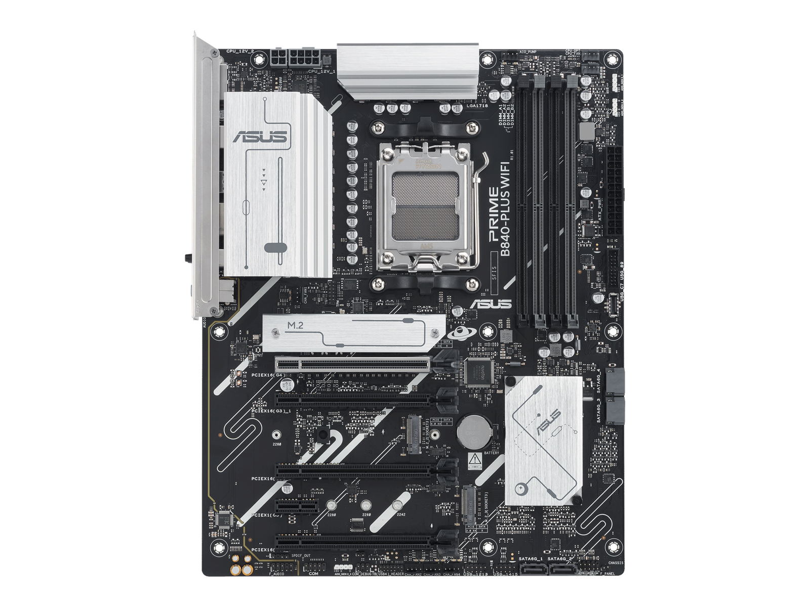 ASUS PRIME B840-PLUS WIFI Mainboard - AMD B840 - AMD AM5 socket - DDR5 RAM - ATX