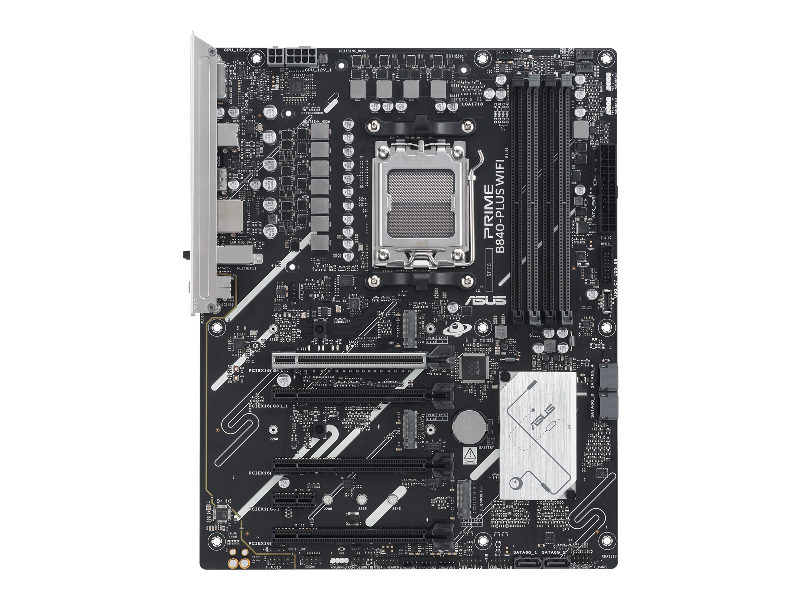 ASUS PRIME B840-PLUS WIFI Mainboard - AMD B840 - AMD AM5 socket - DDR5 RAM - ATX