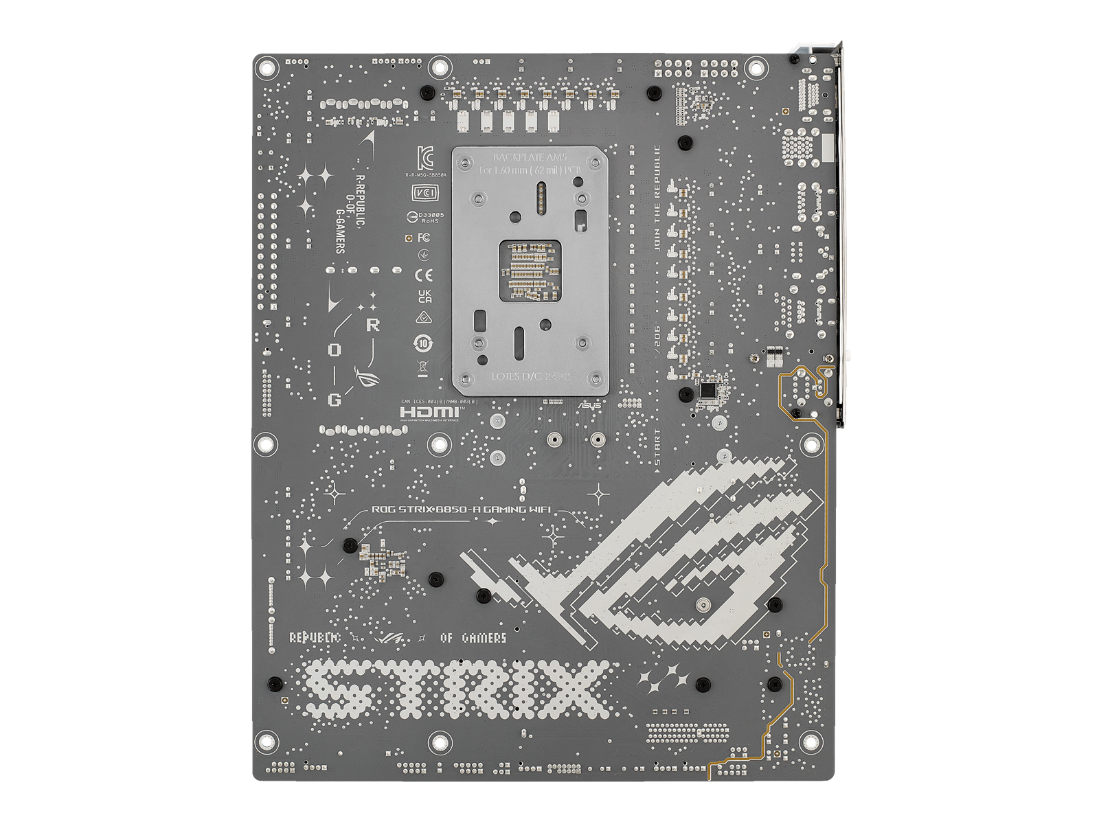 ASUS ROG STRIX B850-A GAMING WIFI Mainboard - AMD B850 - AMD AM5 socket - DDR5 RAM - ATX