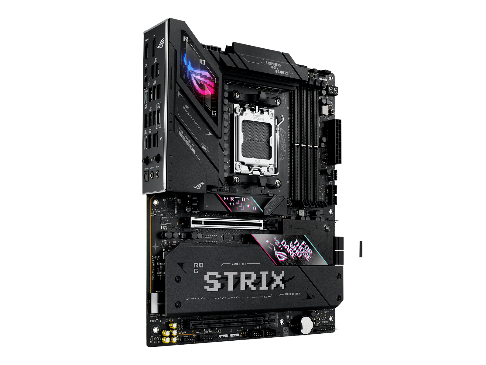 ASUS ROG STRIX B850-E GAMING WIFI Mainboard - AMD B850 - AMD AM5 socket - DDR5 RAM - ATX