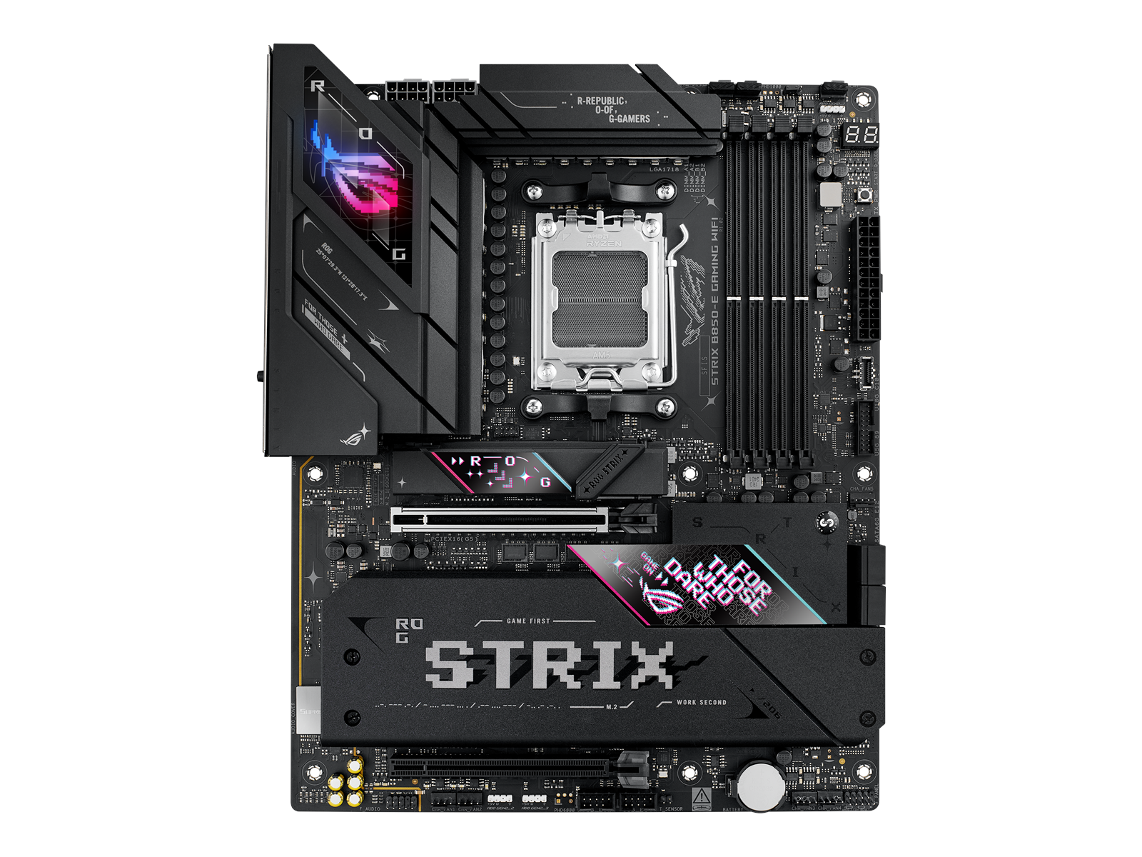 ASUS ROG STRIX B850-E GAMING WIFI Mainboard - AMD B850 - AMD AM5 socket - DDR5 RAM - ATX