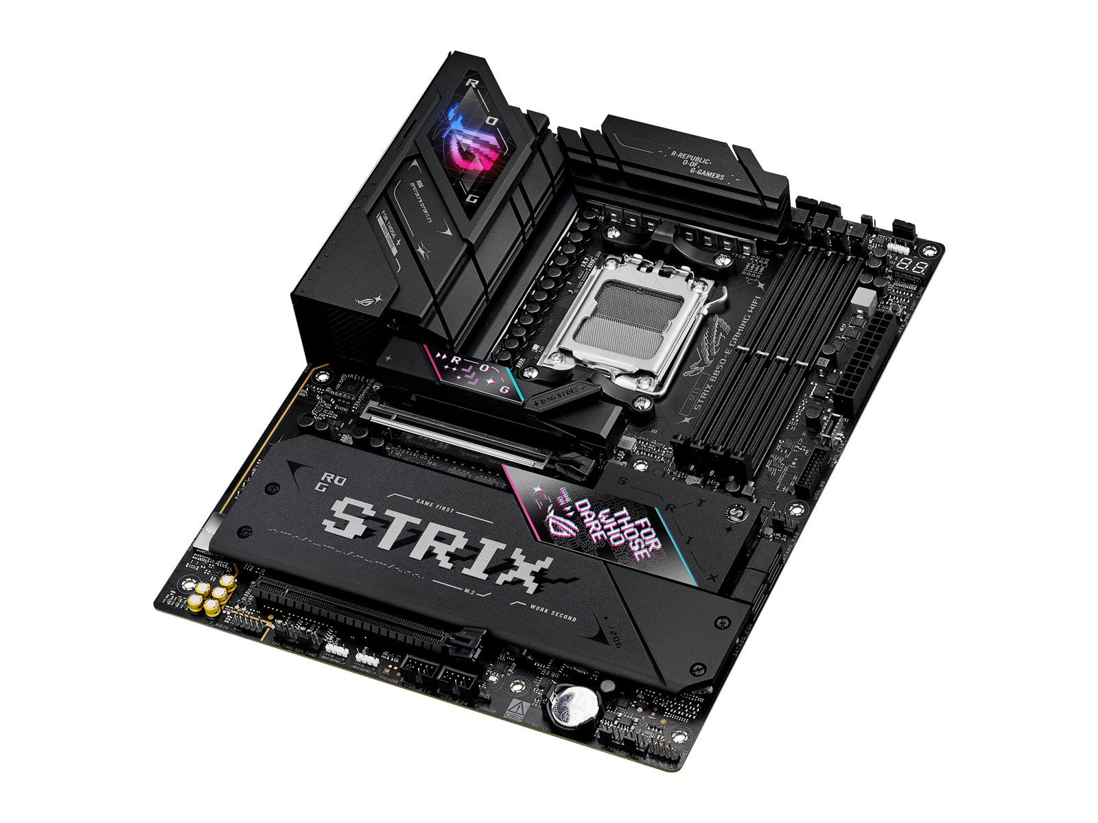 ASUS ROG STRIX B850-E GAMING WIFI Mainboard - AMD B850 - AMD AM5 socket - DDR5 RAM - ATX