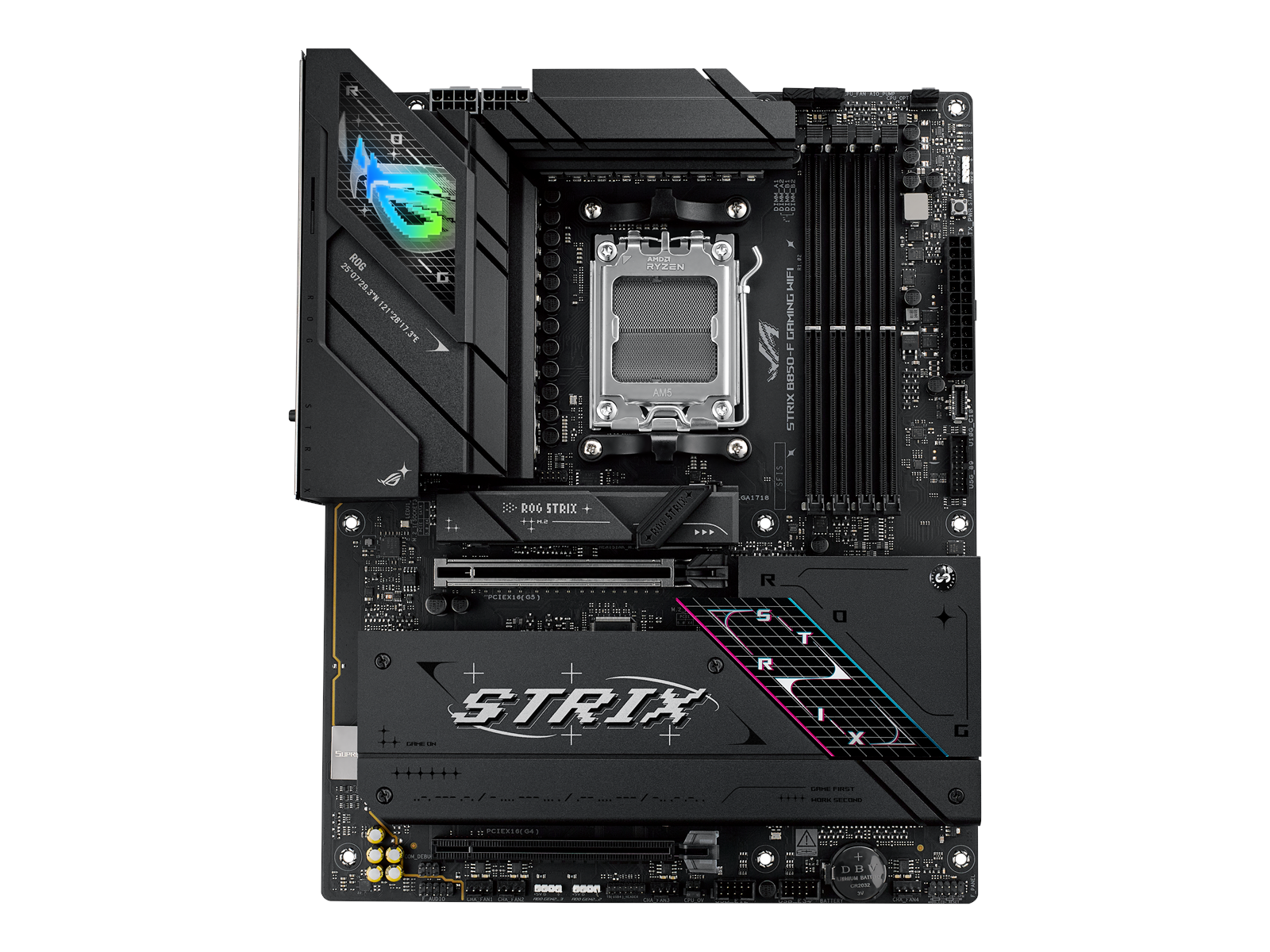 ASUS ROG STRIX B850-F GAMING WIFI Mainboard - AMD B850 - AMD AM5 socket - DDR5 RAM - ATX