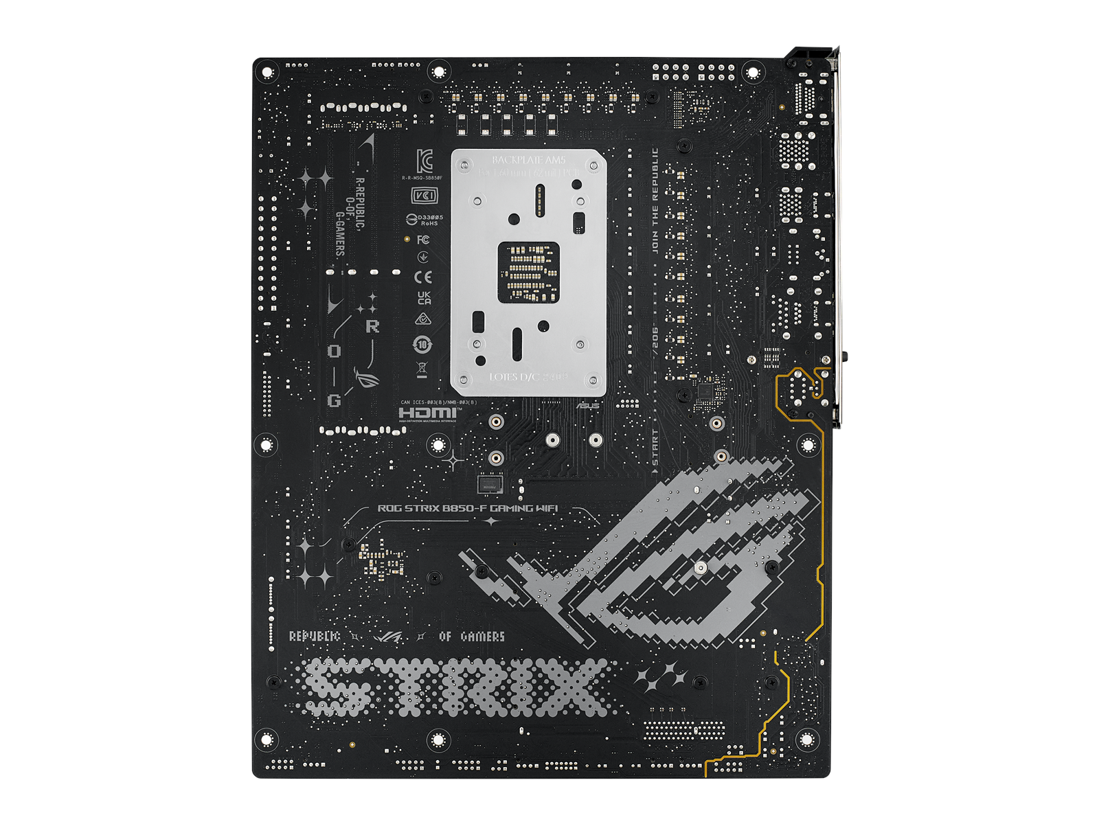 ASUS ROG STRIX B850-F GAMING WIFI Mainboard - AMD B850 - AMD AM5 socket - DDR5 RAM - ATX
