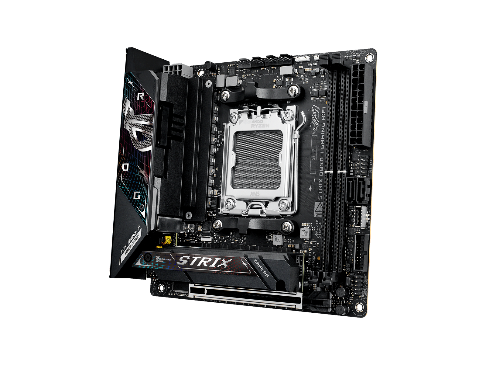 ASUS ROG STRIX B850-I GAMING WIFI Mainboard - AMD B850 - AMD AM5 socket - DDR5 RAM - Mini-ITX