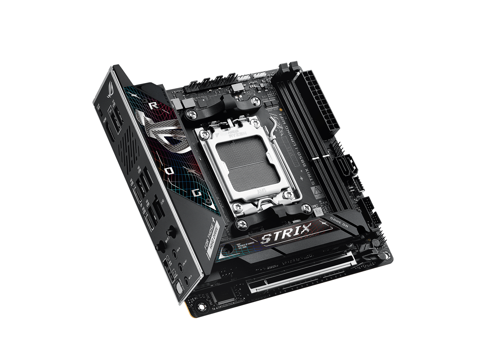 ASUS ROG STRIX B850-I GAMING WIFI Mainboard - AMD B850 - AMD AM5 socket - DDR5 RAM - Mini-ITX