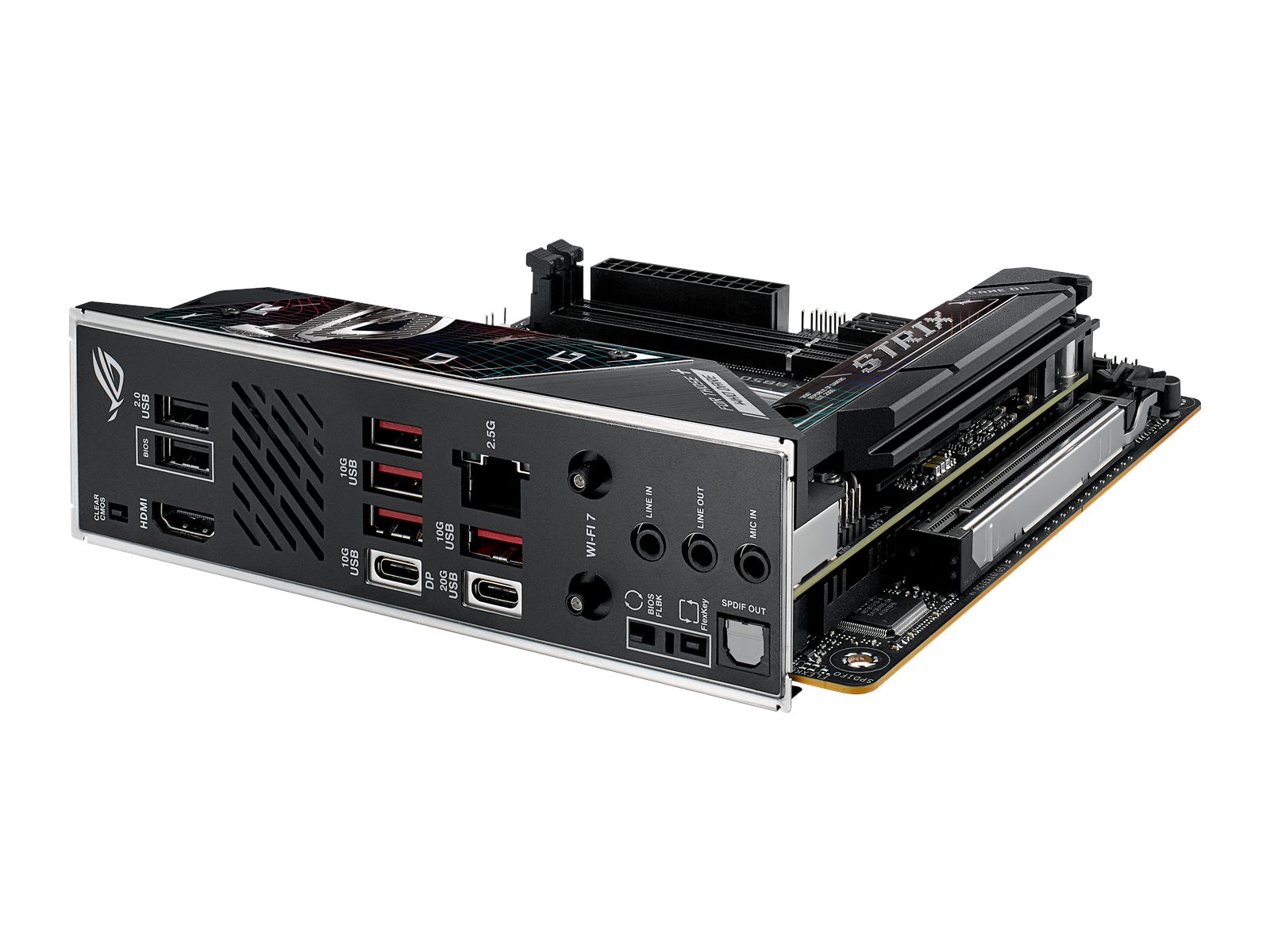 ASUS ROG STRIX B850-I GAMING WIFI Mainboard - AMD B850 - AMD AM5 socket - DDR5 RAM - Mini-ITX