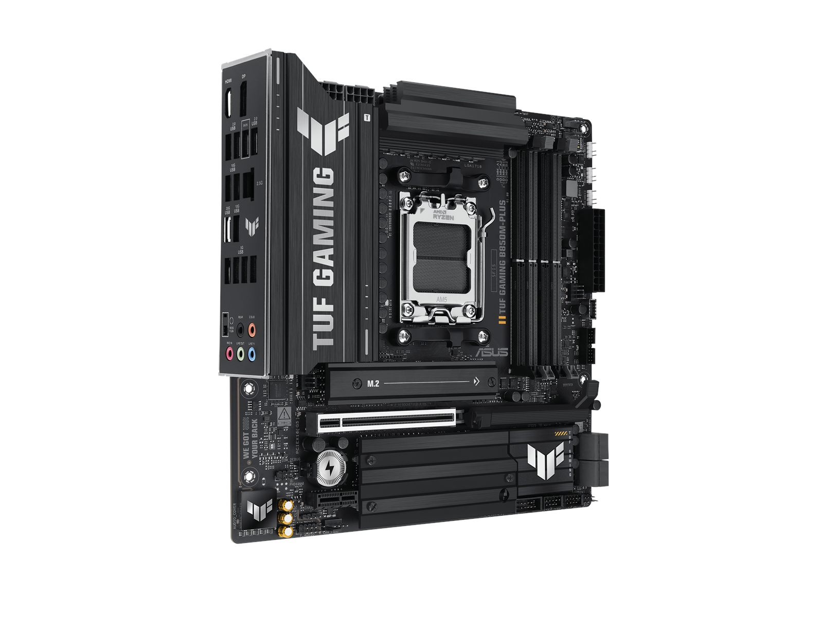 ASUS TUF GAMING B850M-PLUS Mainboard - AMD B850 - AMD AM5 socket - DDR5 RAM - Micro-ATX