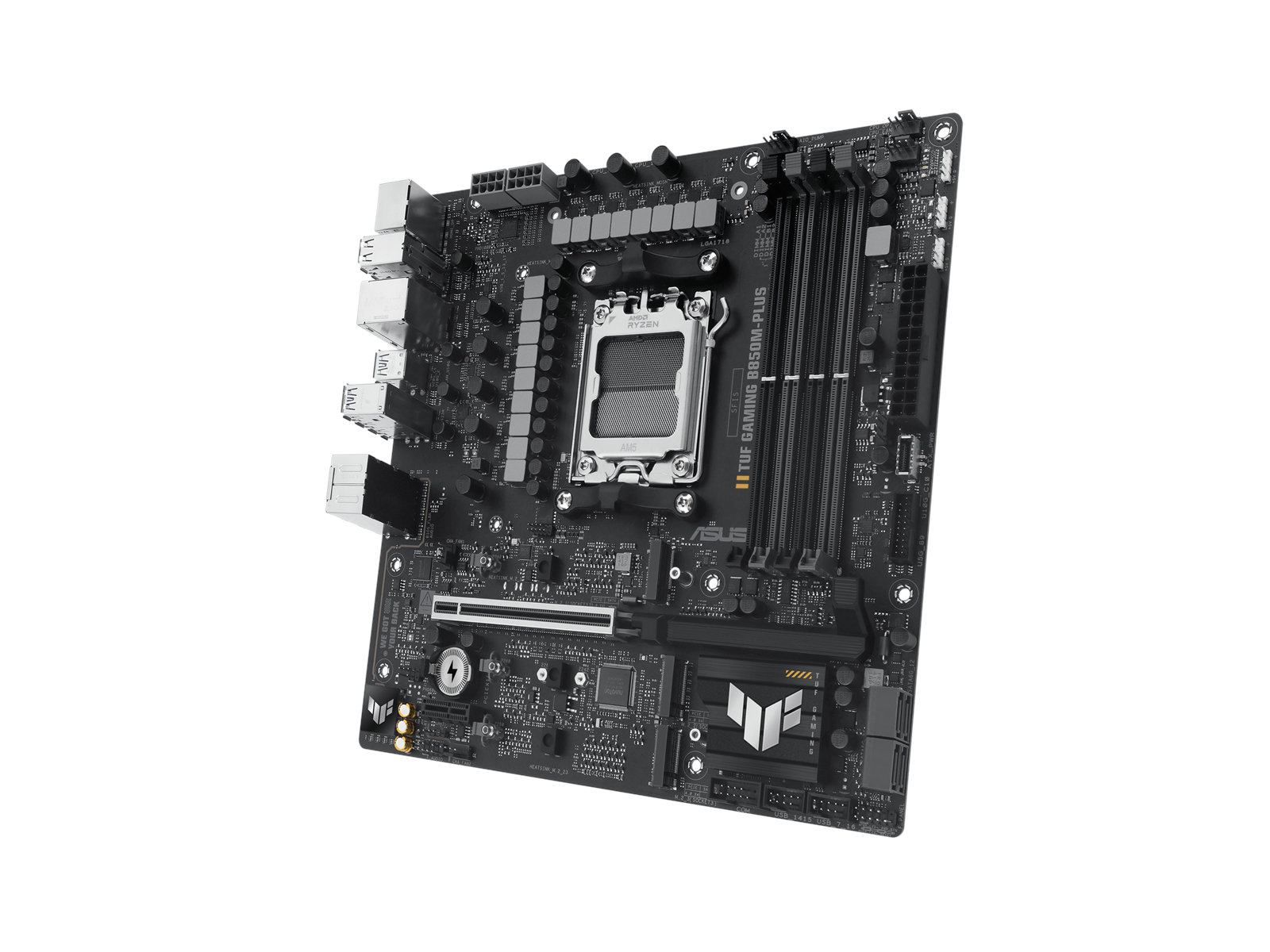 ASUS TUF GAMING B850M-PLUS Mainboard - AMD B850 - AMD AM5 socket - DDR5 RAM - Micro-ATX