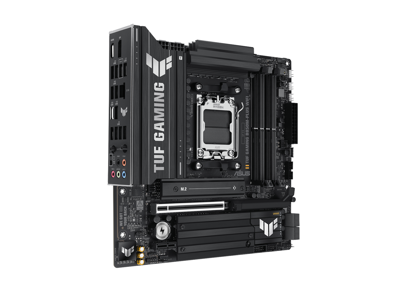 ASUS TUF GAMING B850M-PLUS WIFI Mainboard - AMD B850 - AMD AM5 socket - DDR5 RAM - Micro-ATX