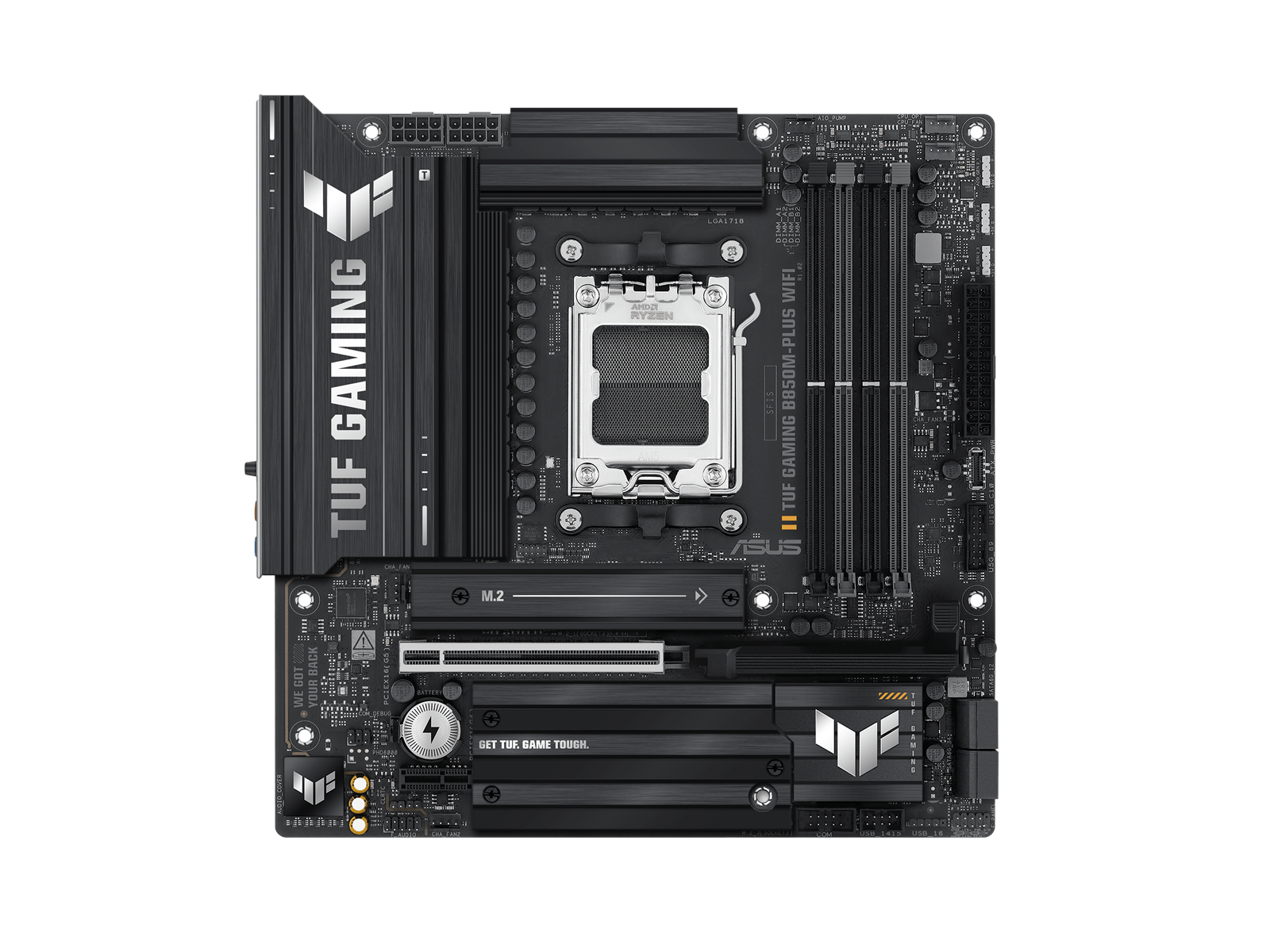 ASUS TUF GAMING B850M-PLUS WIFI Mainboard - AMD B850 - AMD AM5 socket - DDR5 RAM - Micro-ATX