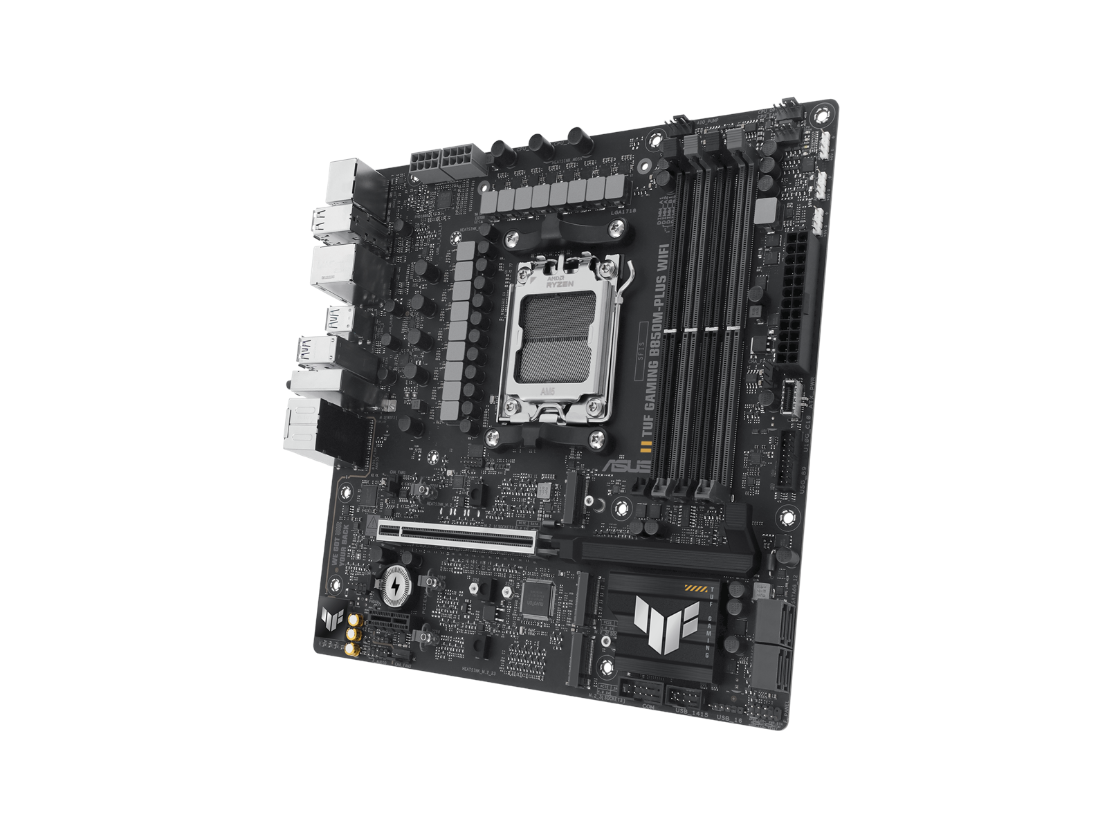 ASUS TUF GAMING B850M-PLUS WIFI Mainboard - AMD B850 - AMD AM5 socket - DDR5 RAM - Micro-ATX