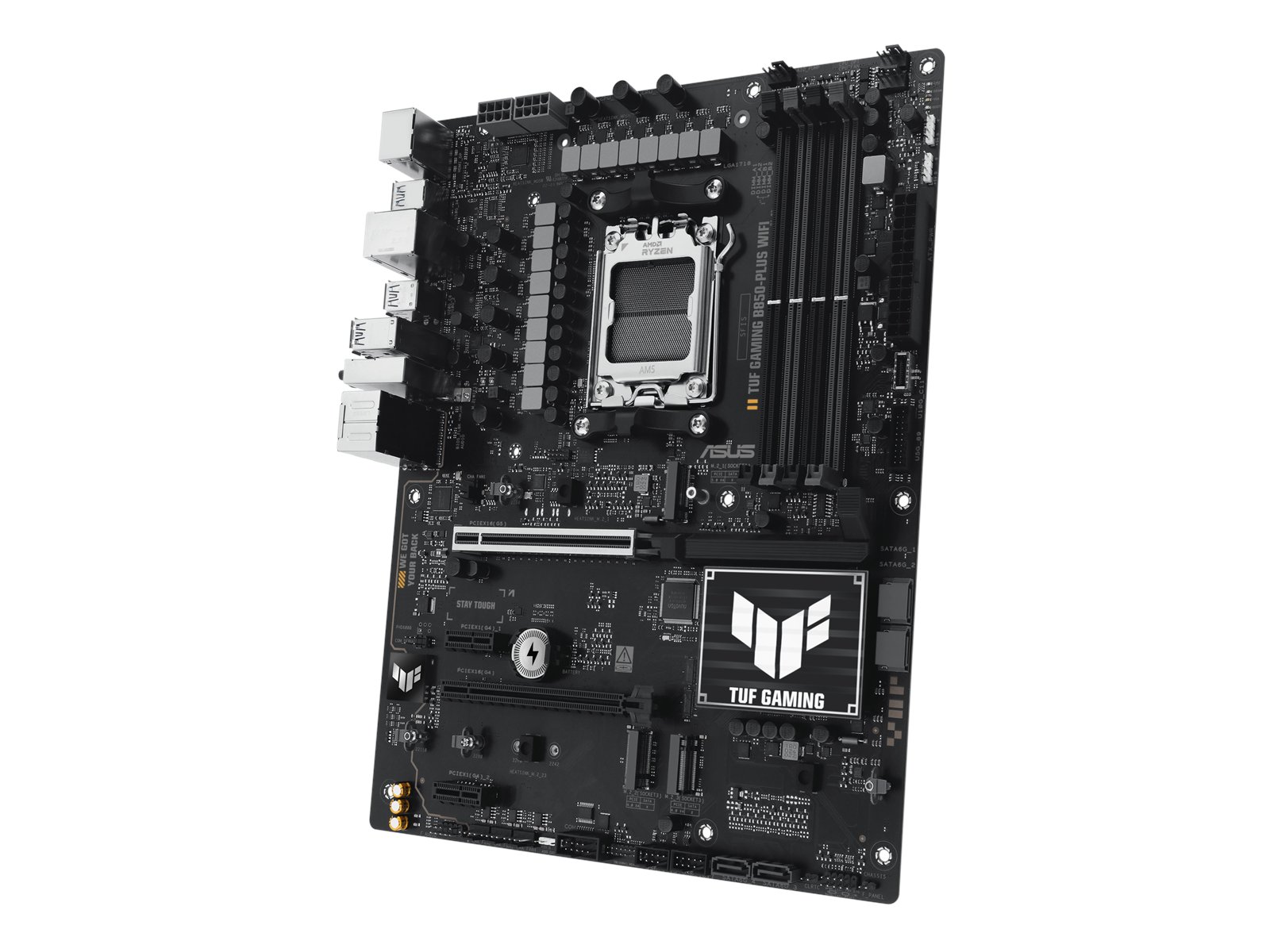 ASUS TUF GAMING B850-PLUS WIFI Mainboard - AMD B850 - AMD AM5 socket - DDR5 RAM - ATX