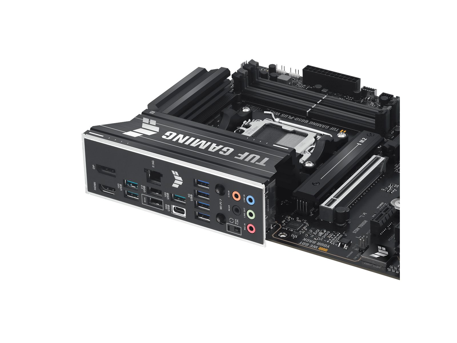 ASUS TUF GAMING B850-PLUS WIFI Mainboard - AMD B850 - AMD AM5 socket - DDR5 RAM - ATX