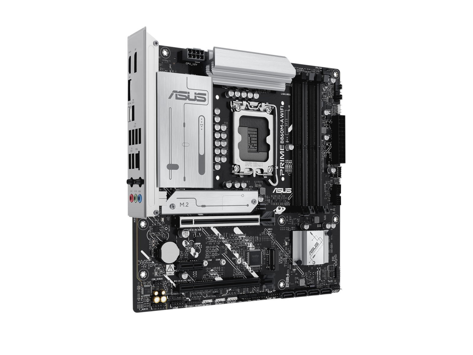 ASUS PRIME B860M-A WIFI Mainboard - Intel B860 - Intel LGA1851 socket - DDR5 RAM - Micro-ATX