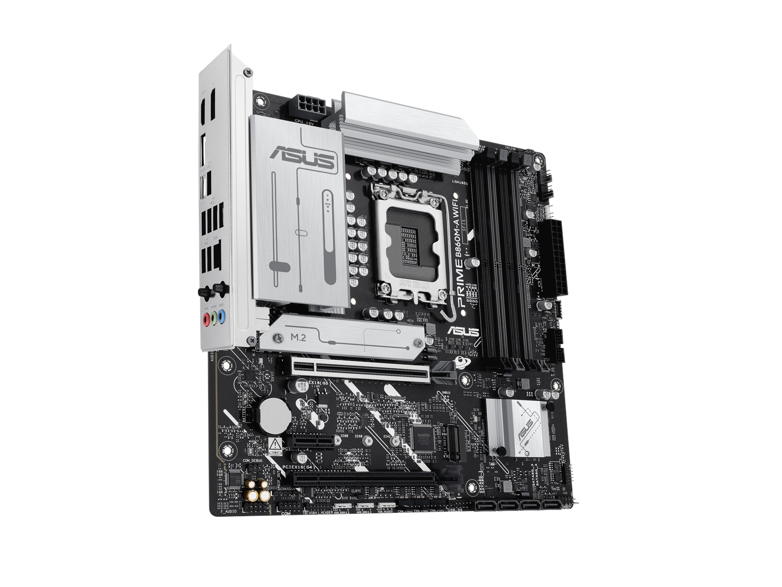 ASUS PRIME B860M-A WIFI Mainboard - Intel B860 - Intel LGA1851 socket - DDR5 RAM - Micro-ATX