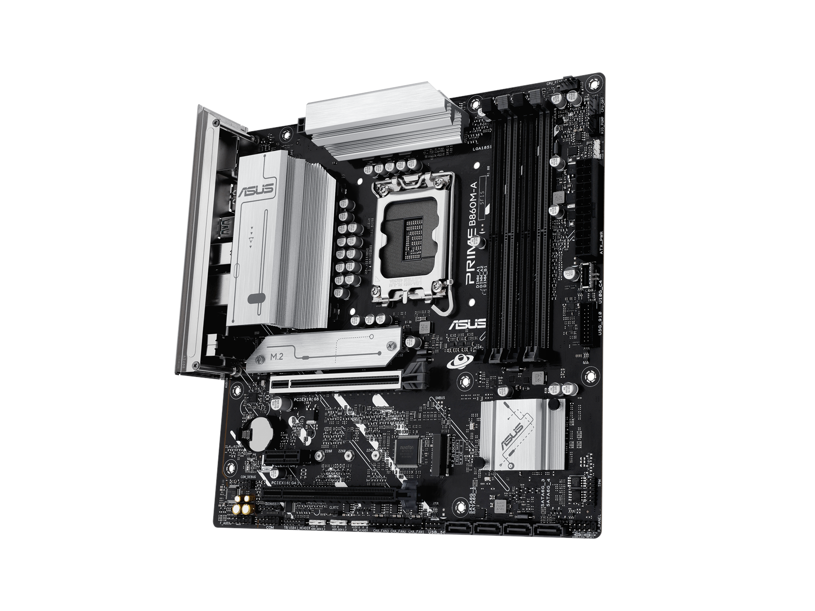ASUS PRIME B860M-A-CSM Mainboard - Intel B860 - Intel LGA1851 socket - DDR5 RAM - Micro-ATX