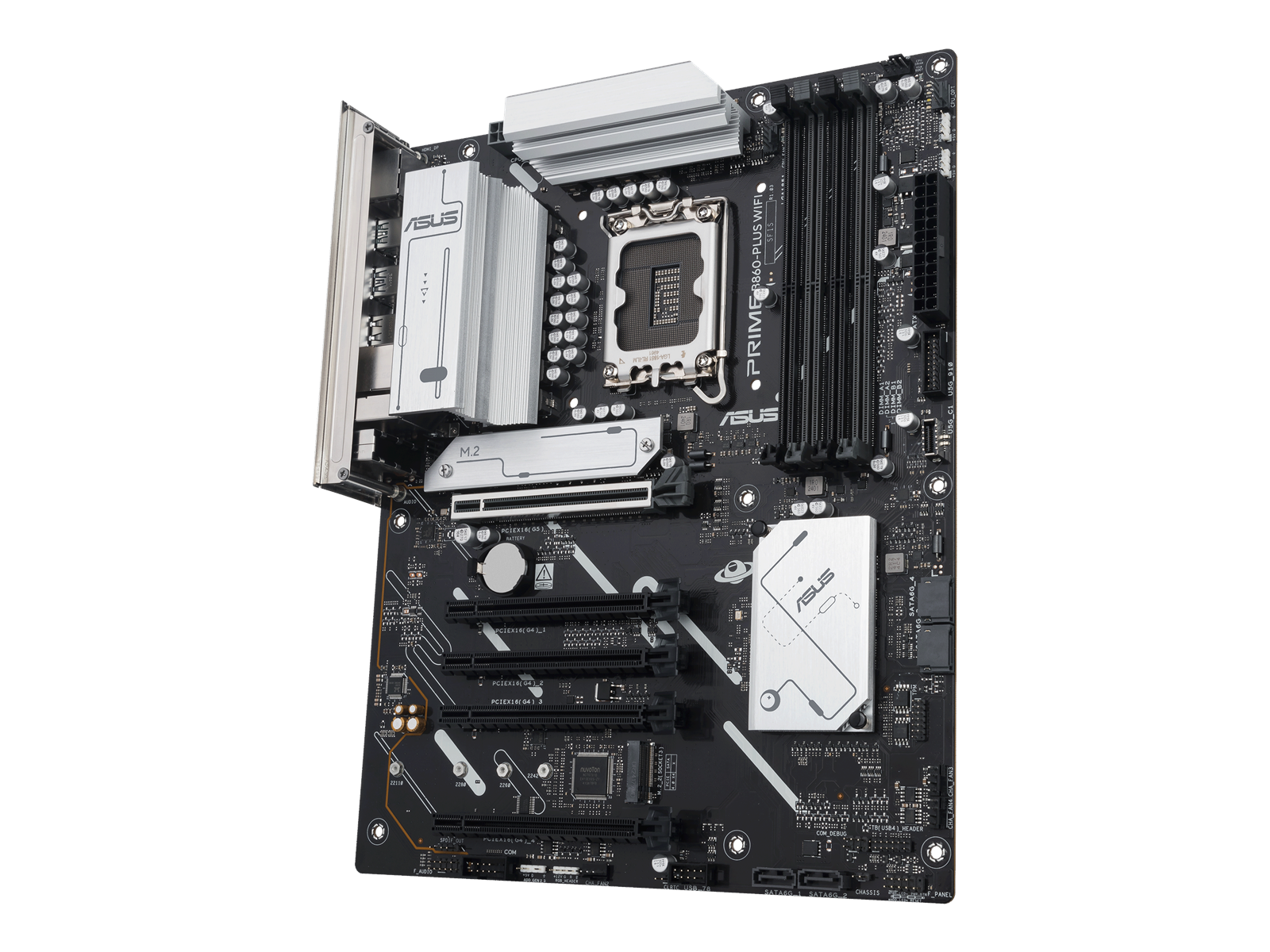 ASUS PRIME B860-PLUS WIFI Mainboard - Intel B860 - Intel LGA1851 socket - DDR5 RAM - ATX