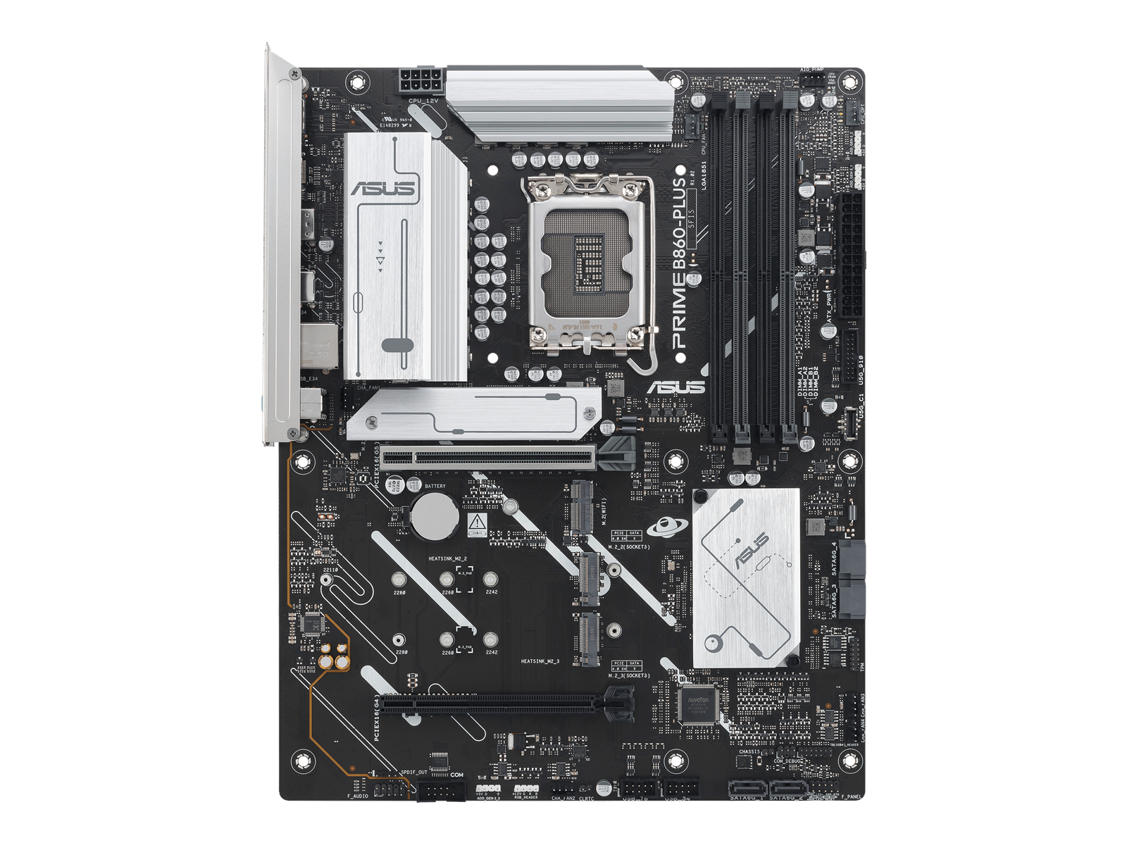 ASUS PRIME B860-PLUS-CSM Mainboard - Intel B860 - Intel LGA1851 socket - DDR5 RAM - ATX