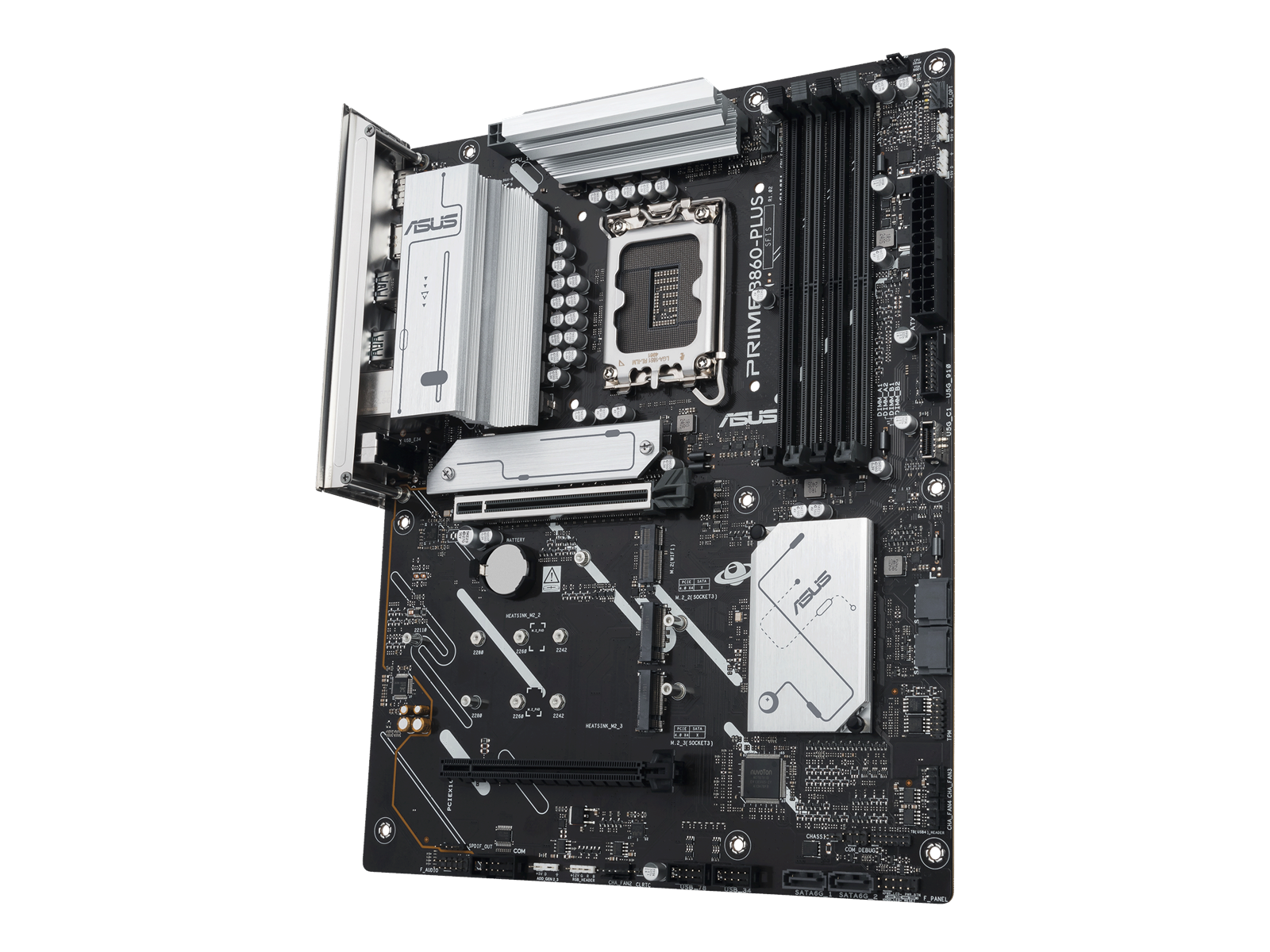 ASUS PRIME B860-PLUS-CSM Mainboard - Intel B860 - Intel LGA1851 socket - DDR5 RAM - ATX