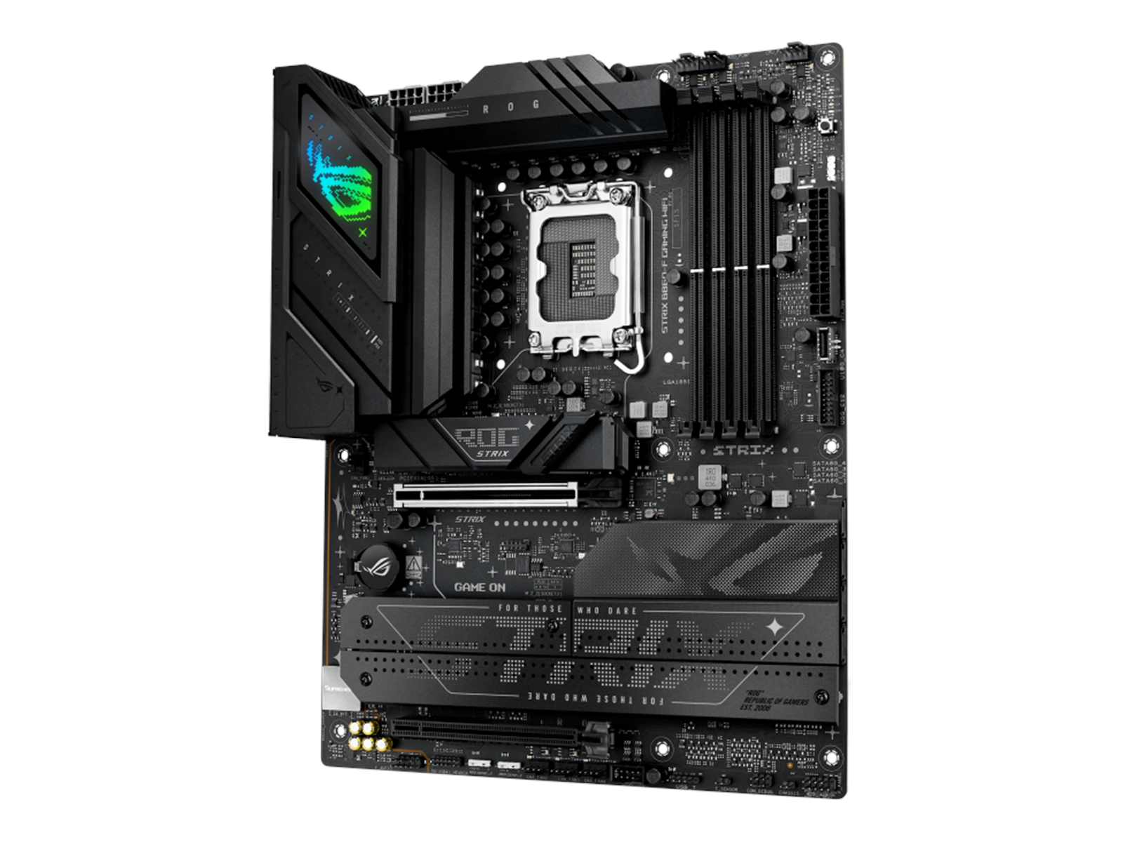 ASUS ROG STRIX B860-F GAMING WIFI Mainboard - Intel B860 - Intel LGA1851 socket - DDR5 RAM - ATX