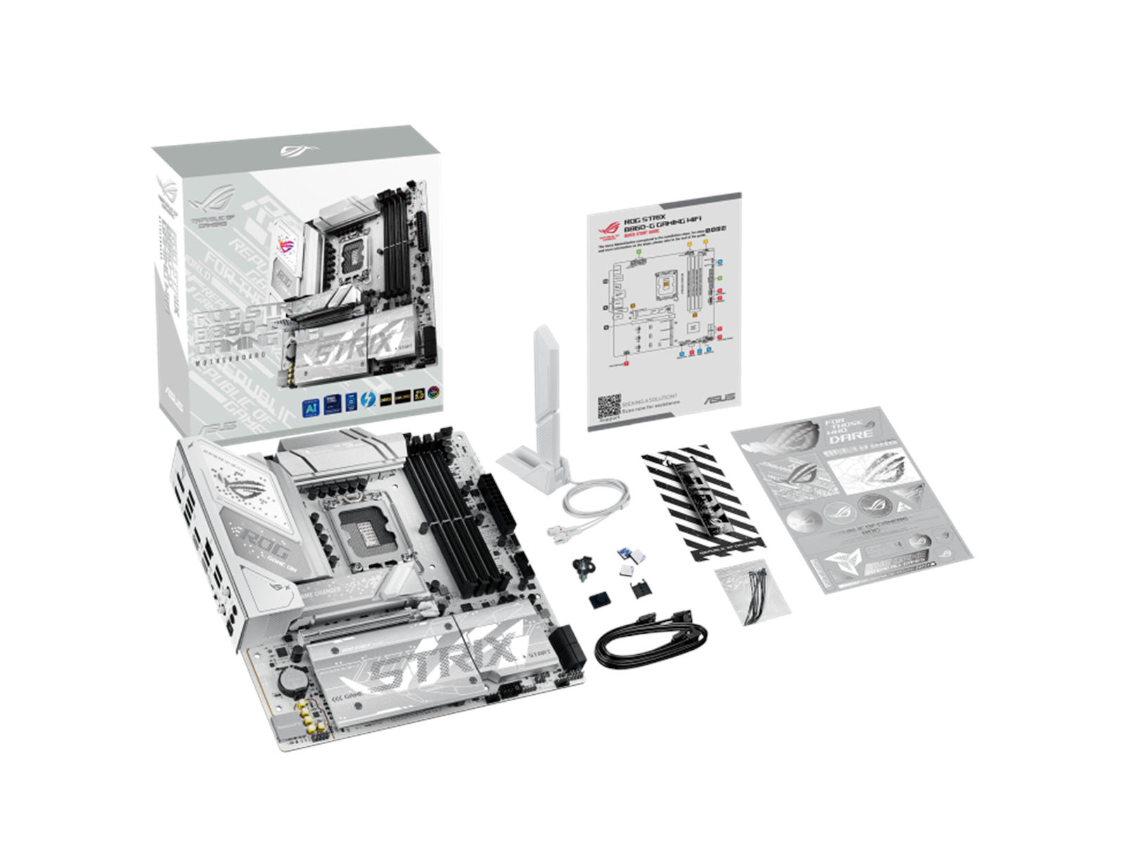 ASUS ROG STRIX B860-G GAMING WIFI Mainboard - Intel B860 - Intel LGA1851 socket - DDR5 RAM - Micro-ATX