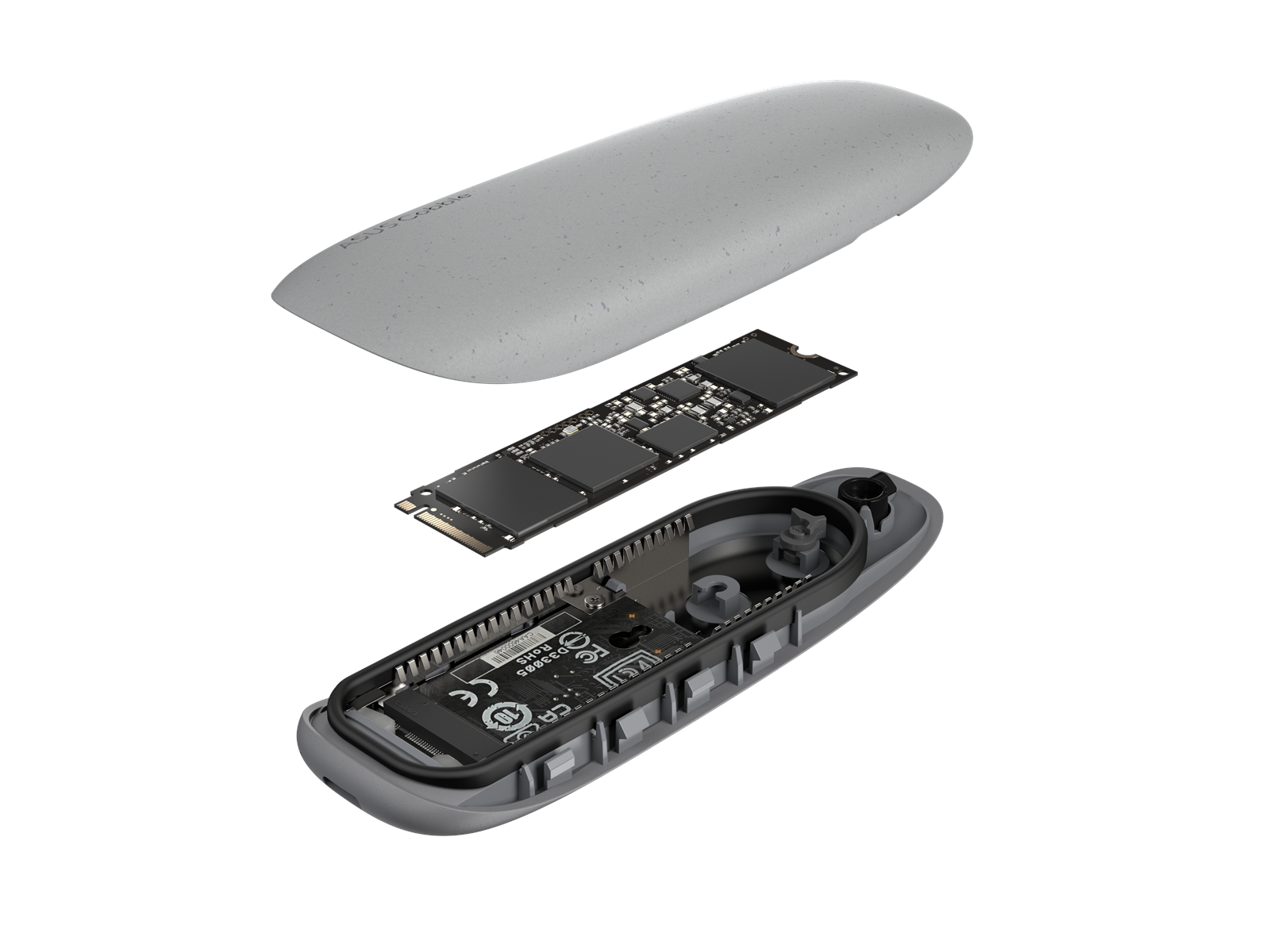 ASUS Cobble SSD Enclosure - Grey