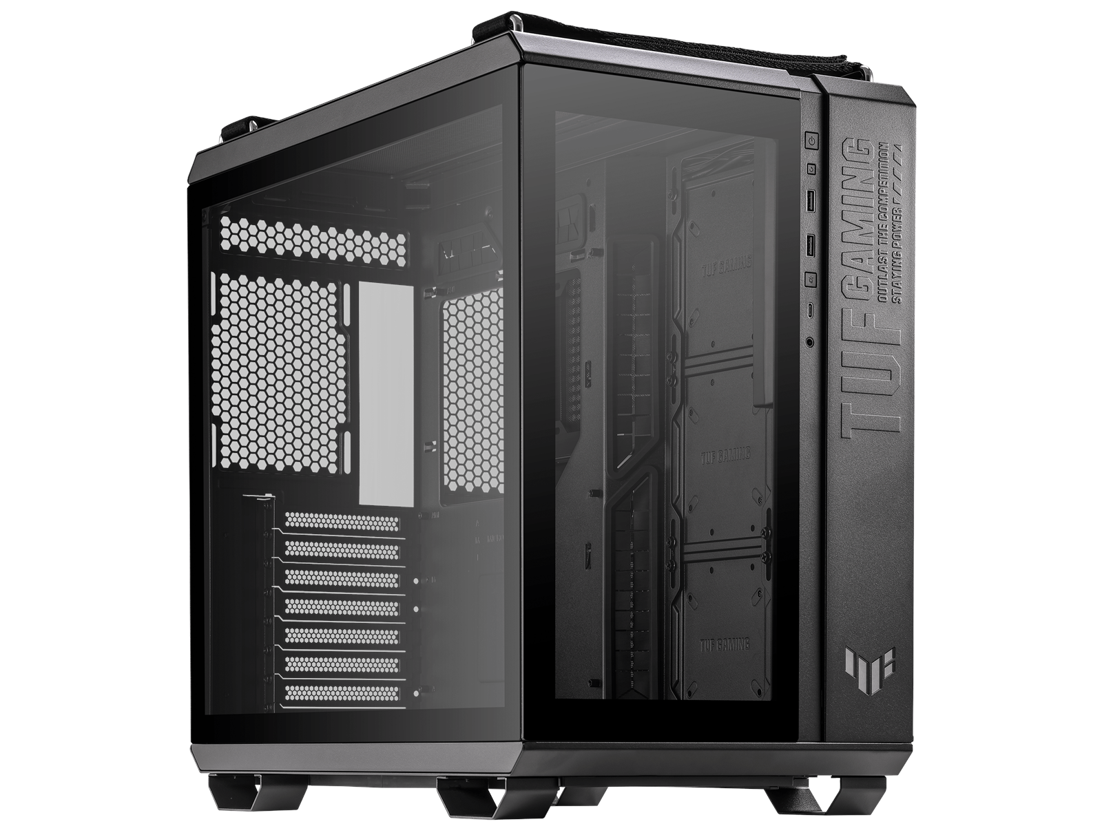 ASUS TUF Gaming GT502 - Gehäuse - Miditower - Schwarz