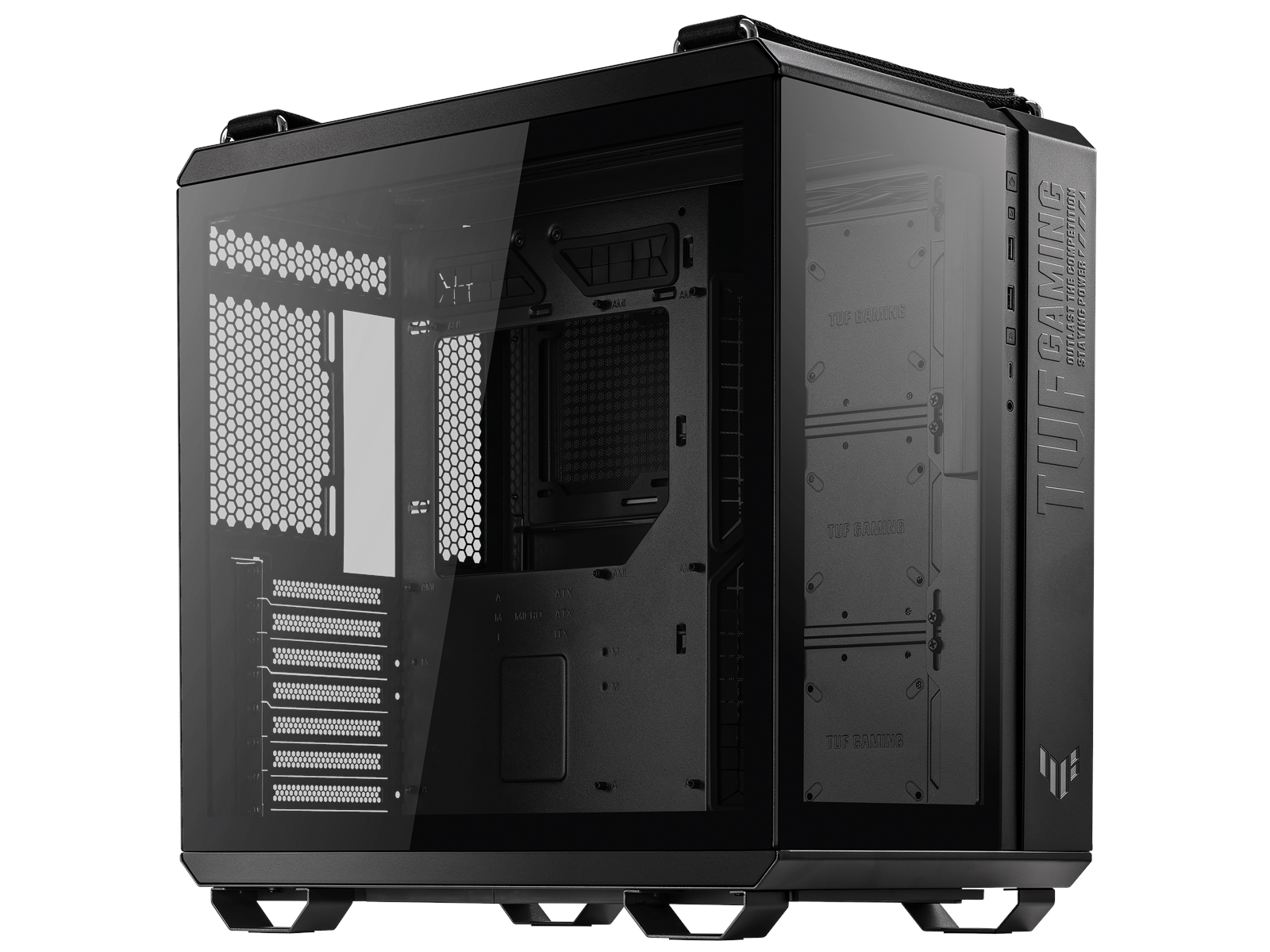 ASUS TUF Gaming GT502 - Gehäuse - Miditower - Schwarz