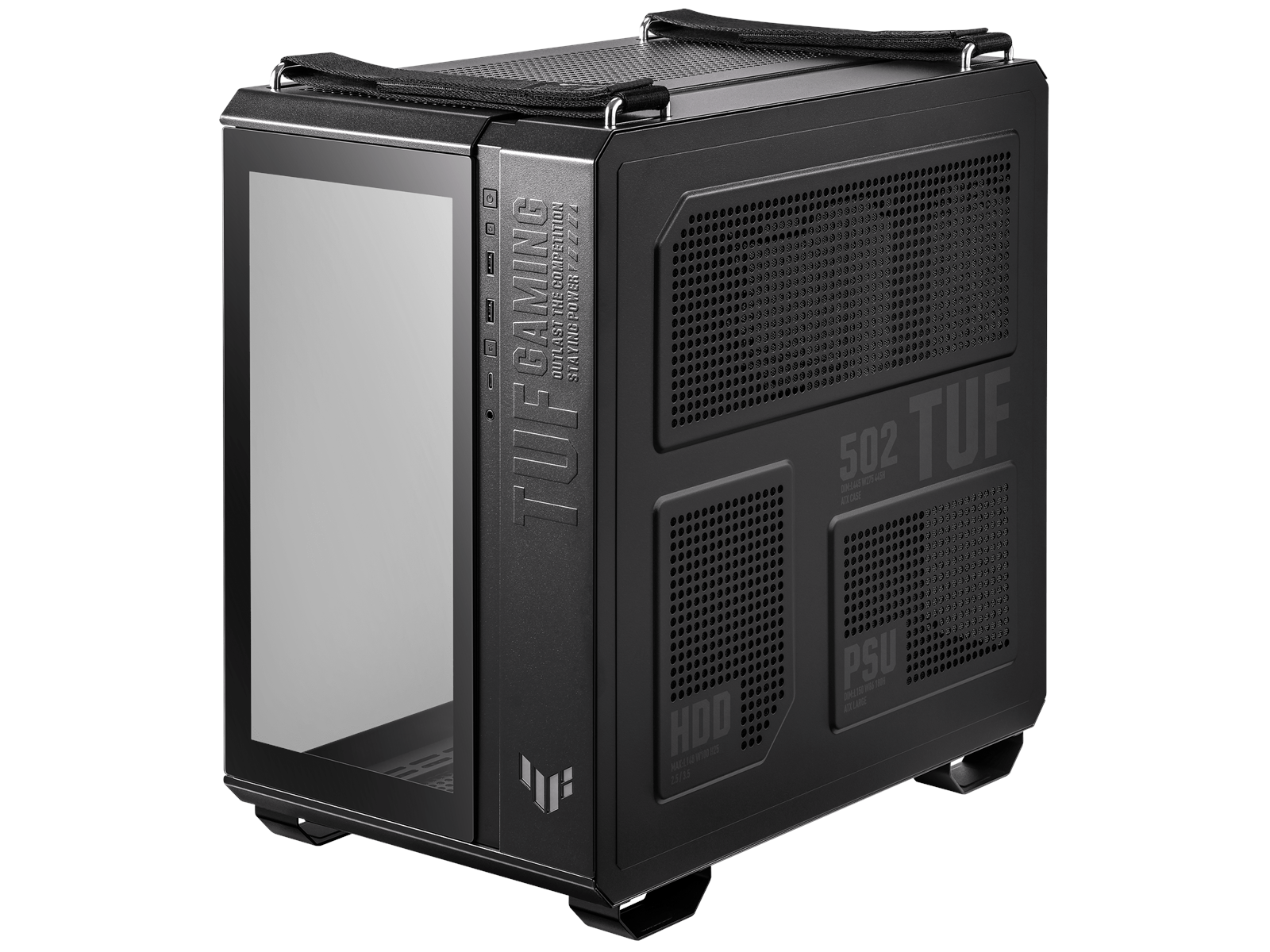 ASUS TUF Gaming GT502 - Gehäuse - Miditower - Schwarz