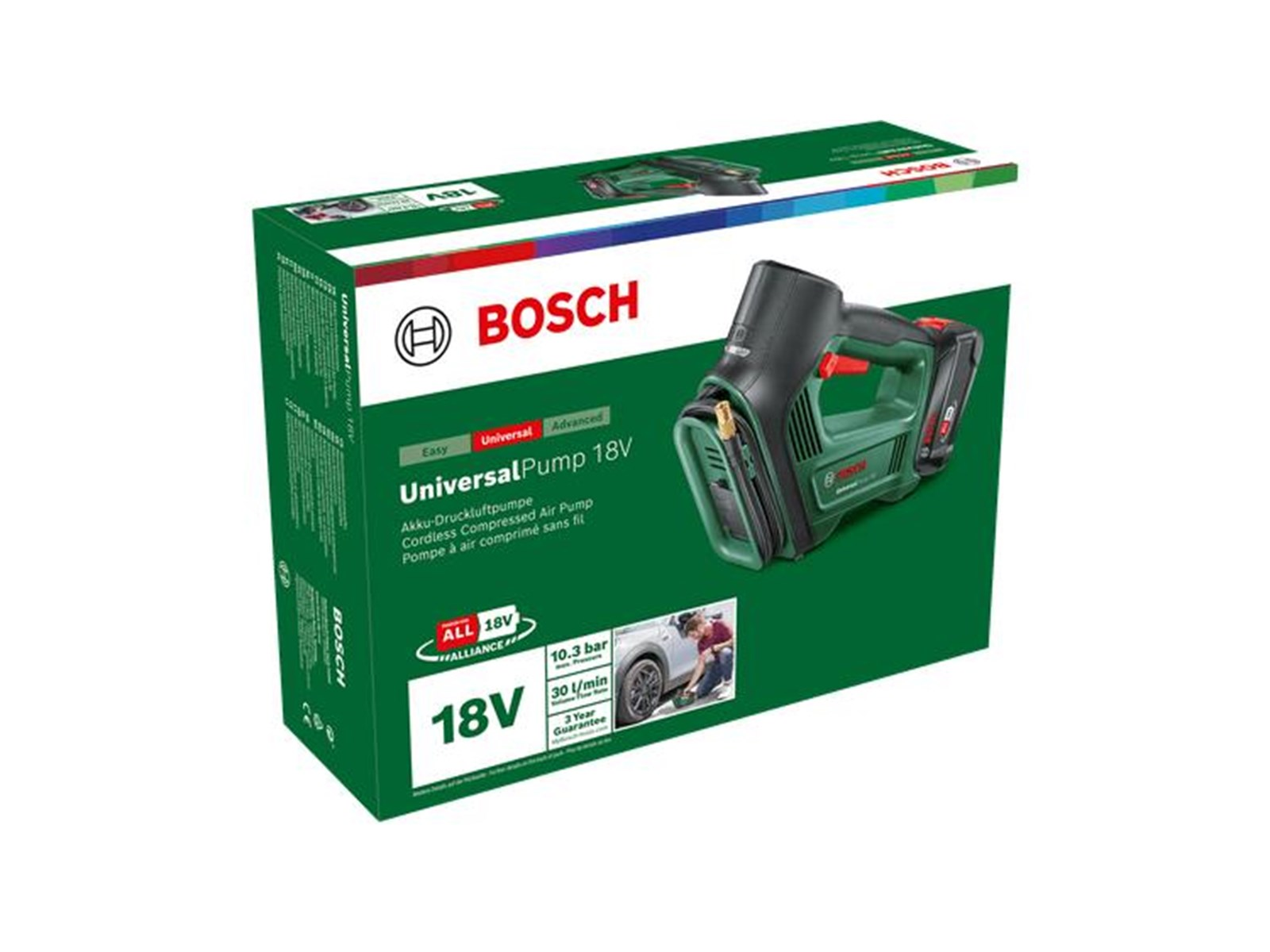 Bosch UniversalPump 18V incl. 1 x 2.0 Ah battery and charger